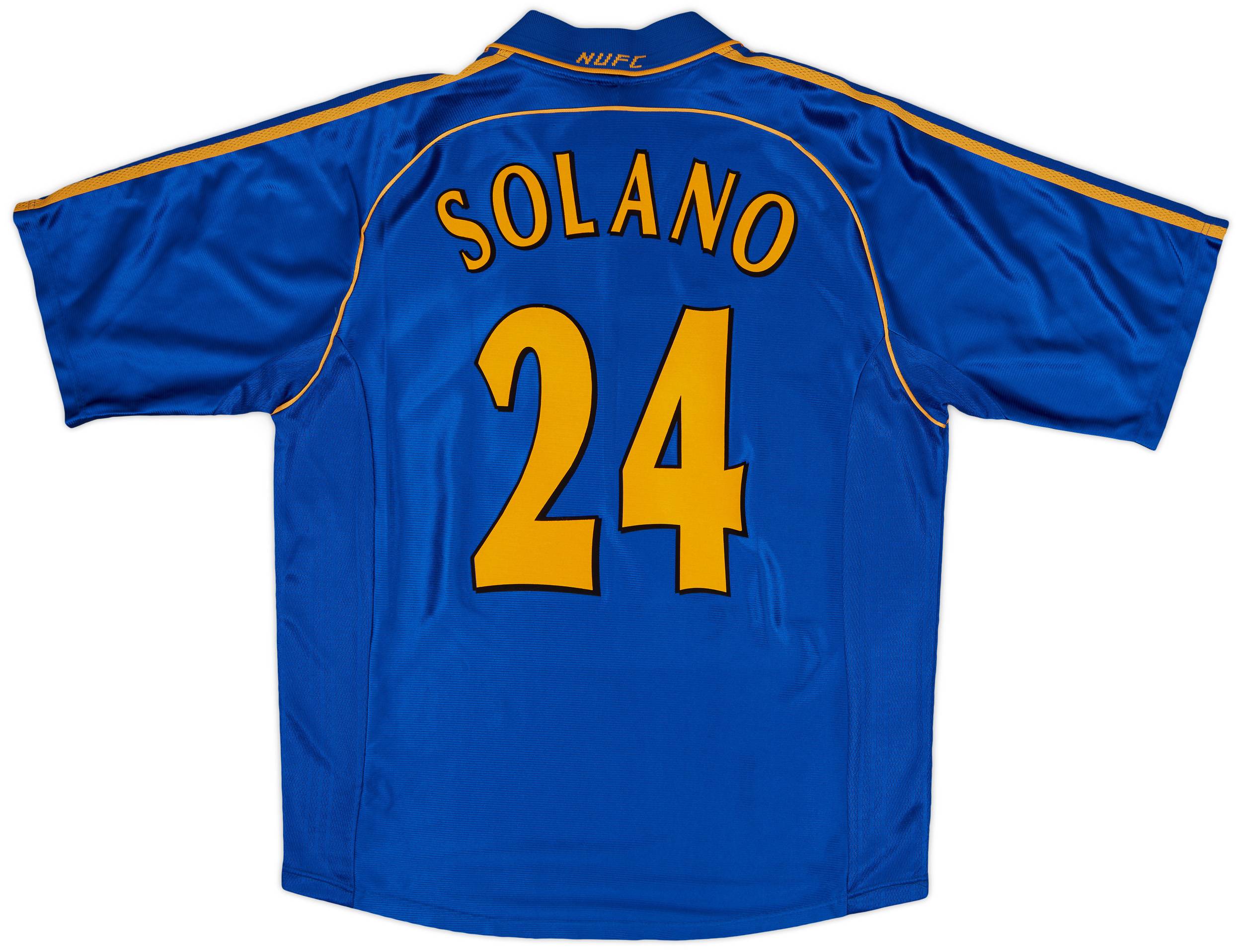 1998-99 Newcastle Away Shirt Solano #24 - 8/10 - (L)