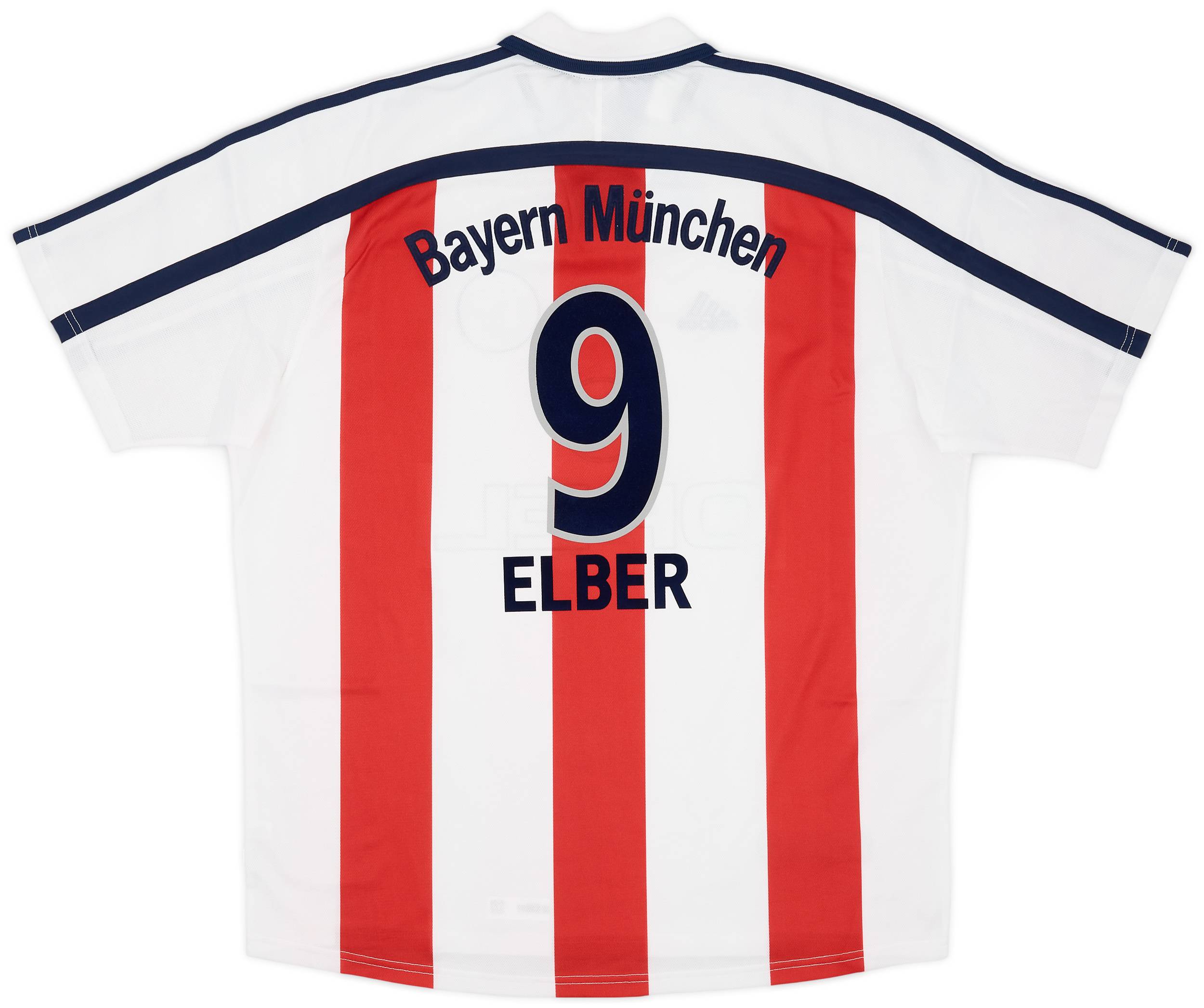 2000-01 Bayern Munich Away Shirt Elber #9 (XL)