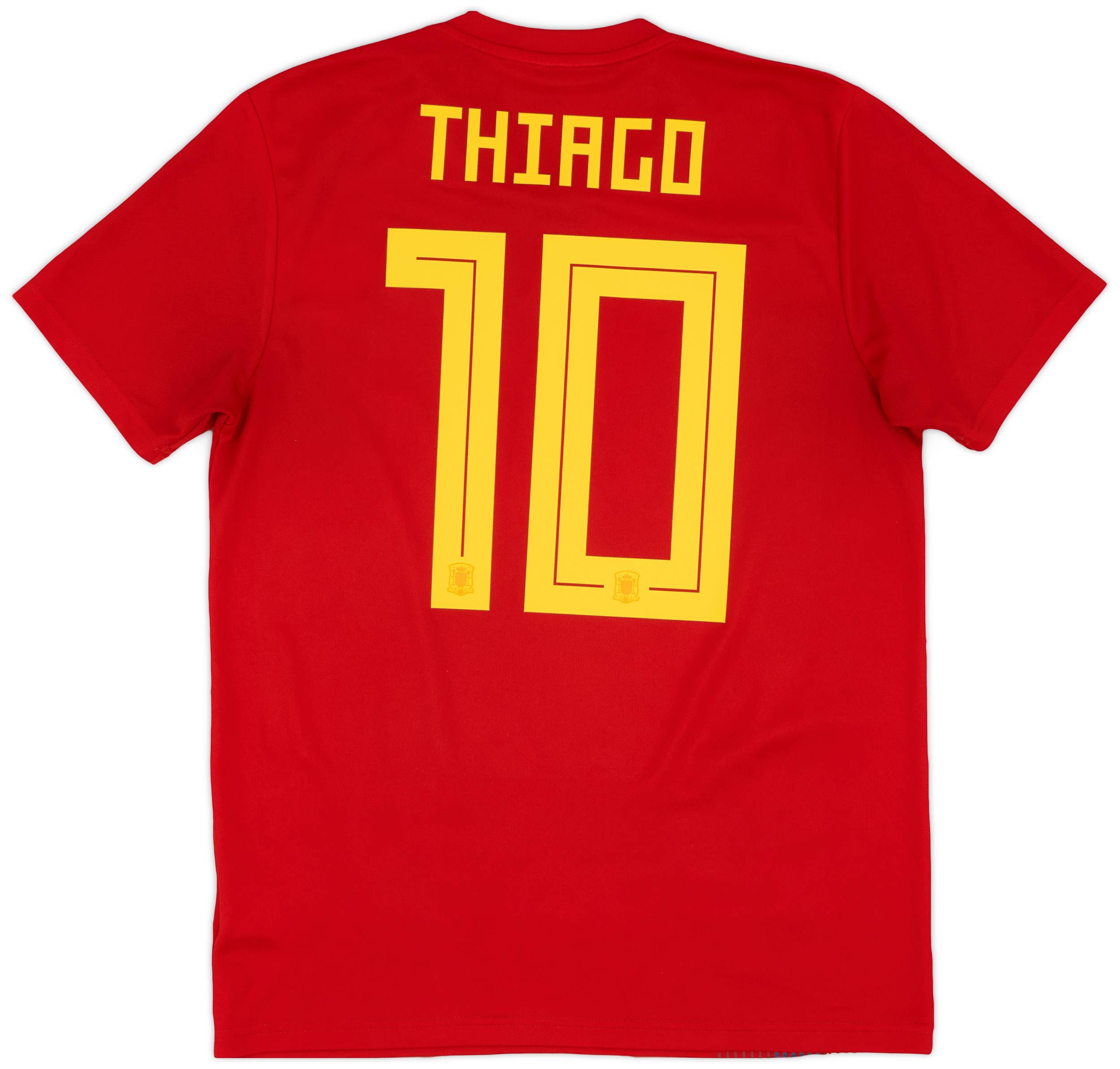 2018-19 Spain Home Shirt Thiago #10 - 5/10 - (M)