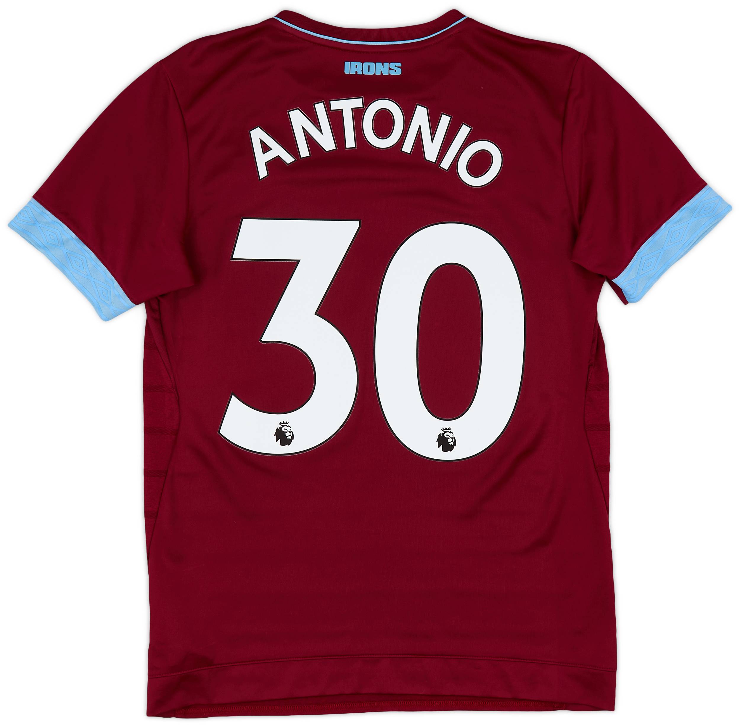 2018-19 West Ham Home Shirt Antonio #30 - 9/10 - (S)