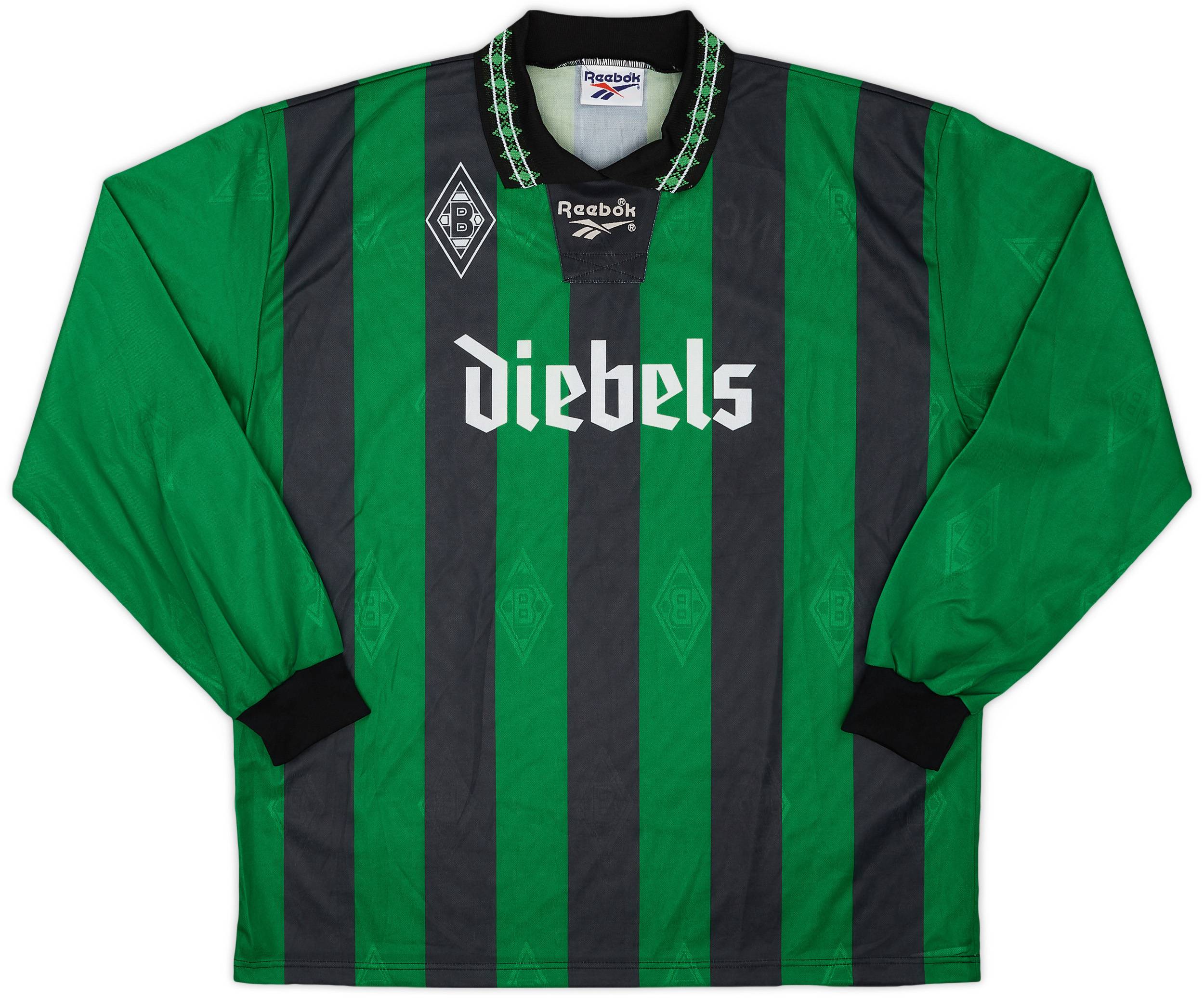 1995-96 Borussia Monchengladbach Away L/S Shirt - 8/10 - (XL)