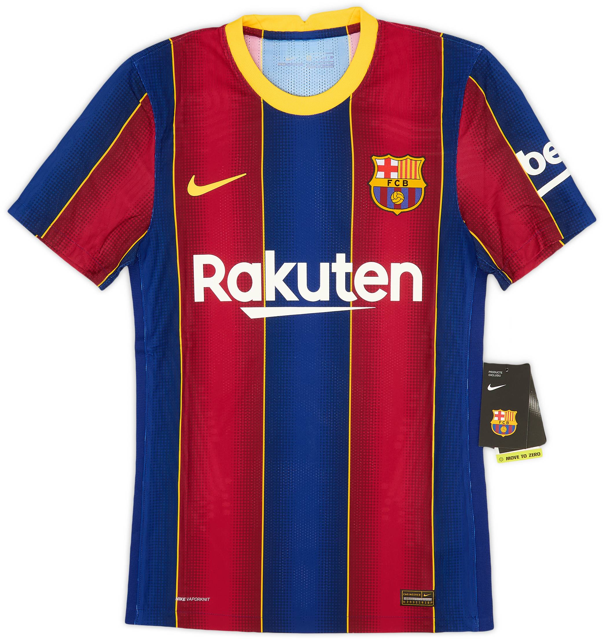 2020-21 Barcelona Authentic Home Shirt (XS)