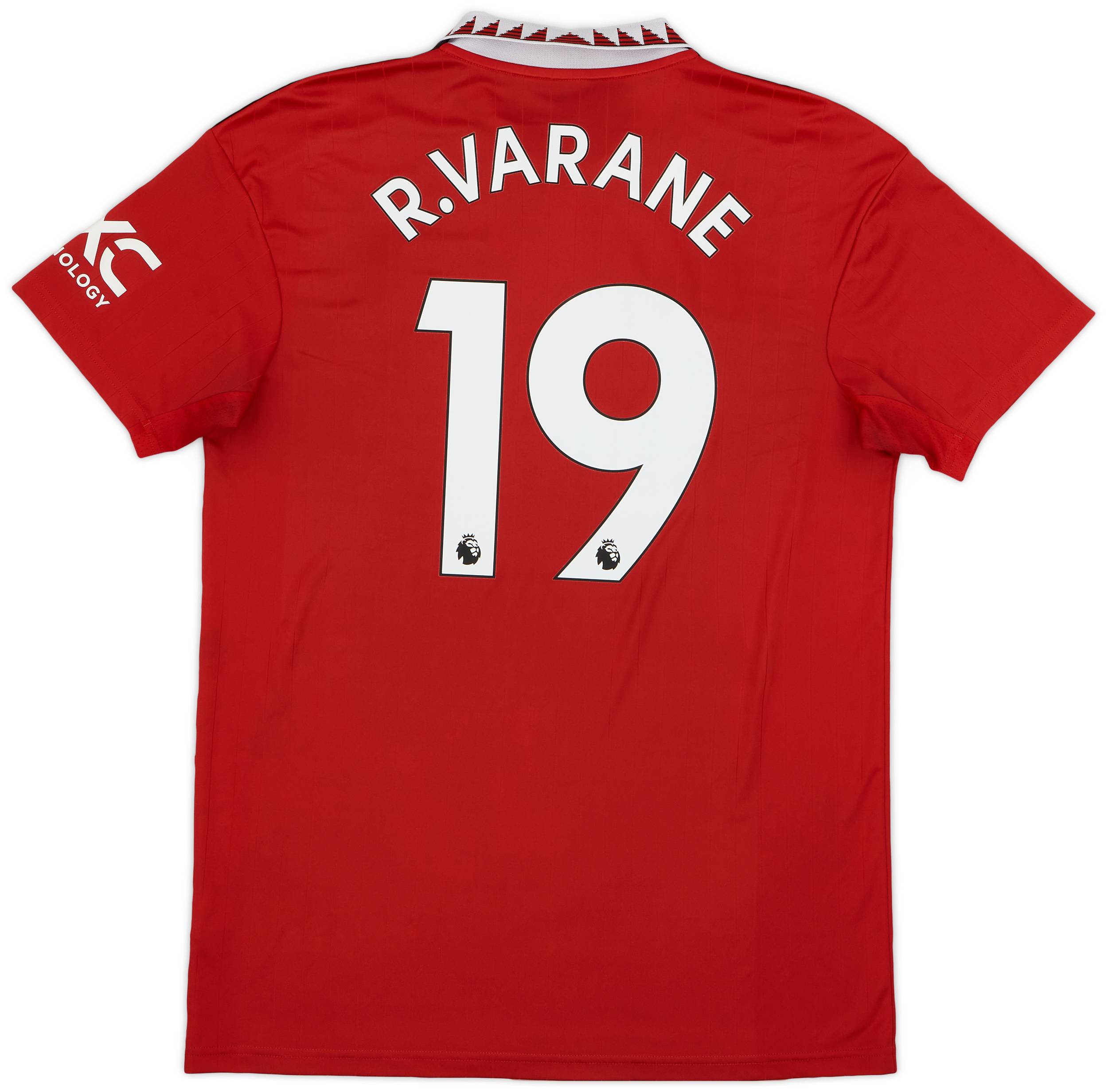 2022-23 Manchester United Home Shirt Varane #19 - 8/10 - (L)