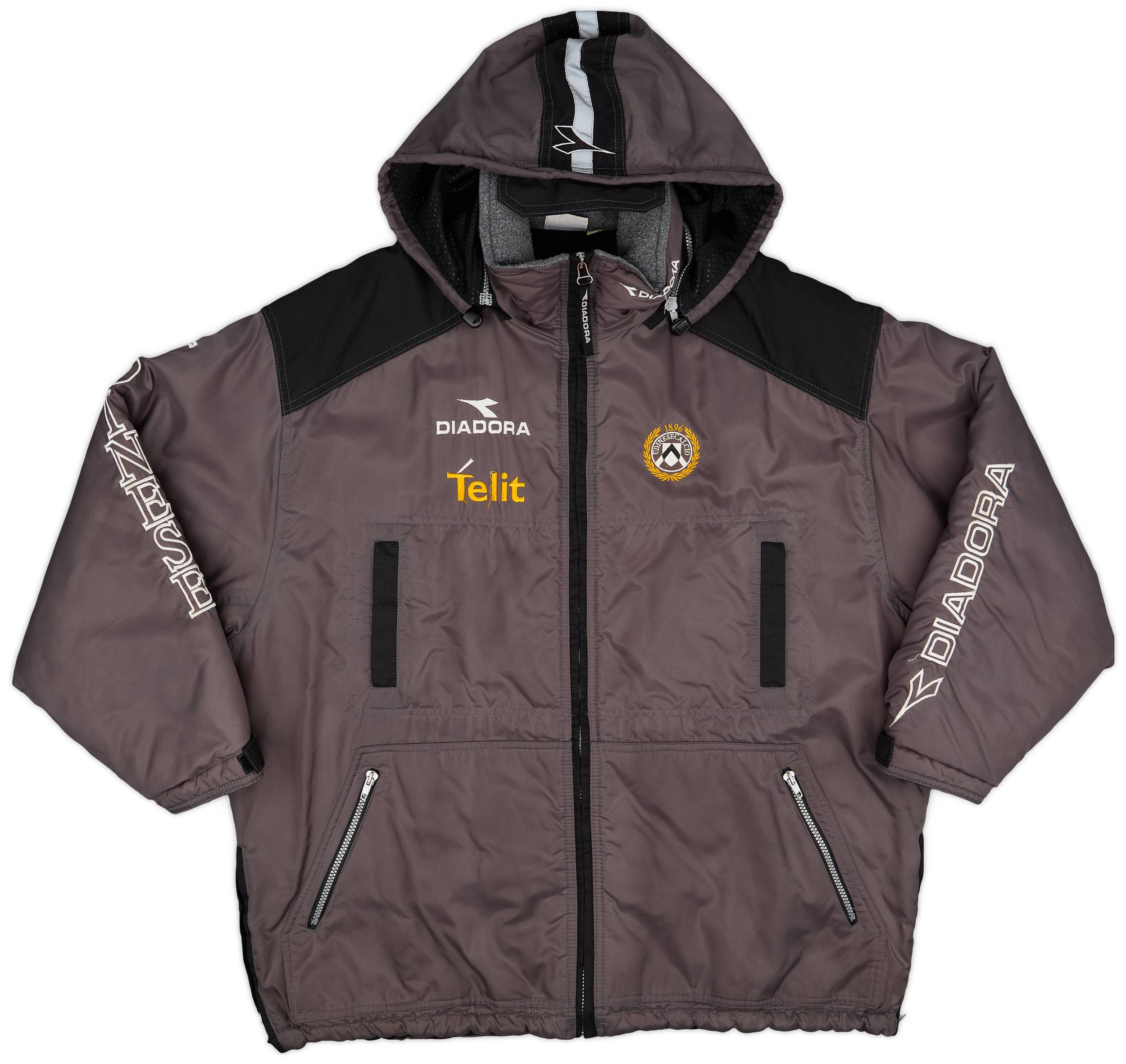 2000-01 Udinese Diadora Padded Bench Coat - 6/10 - (L)