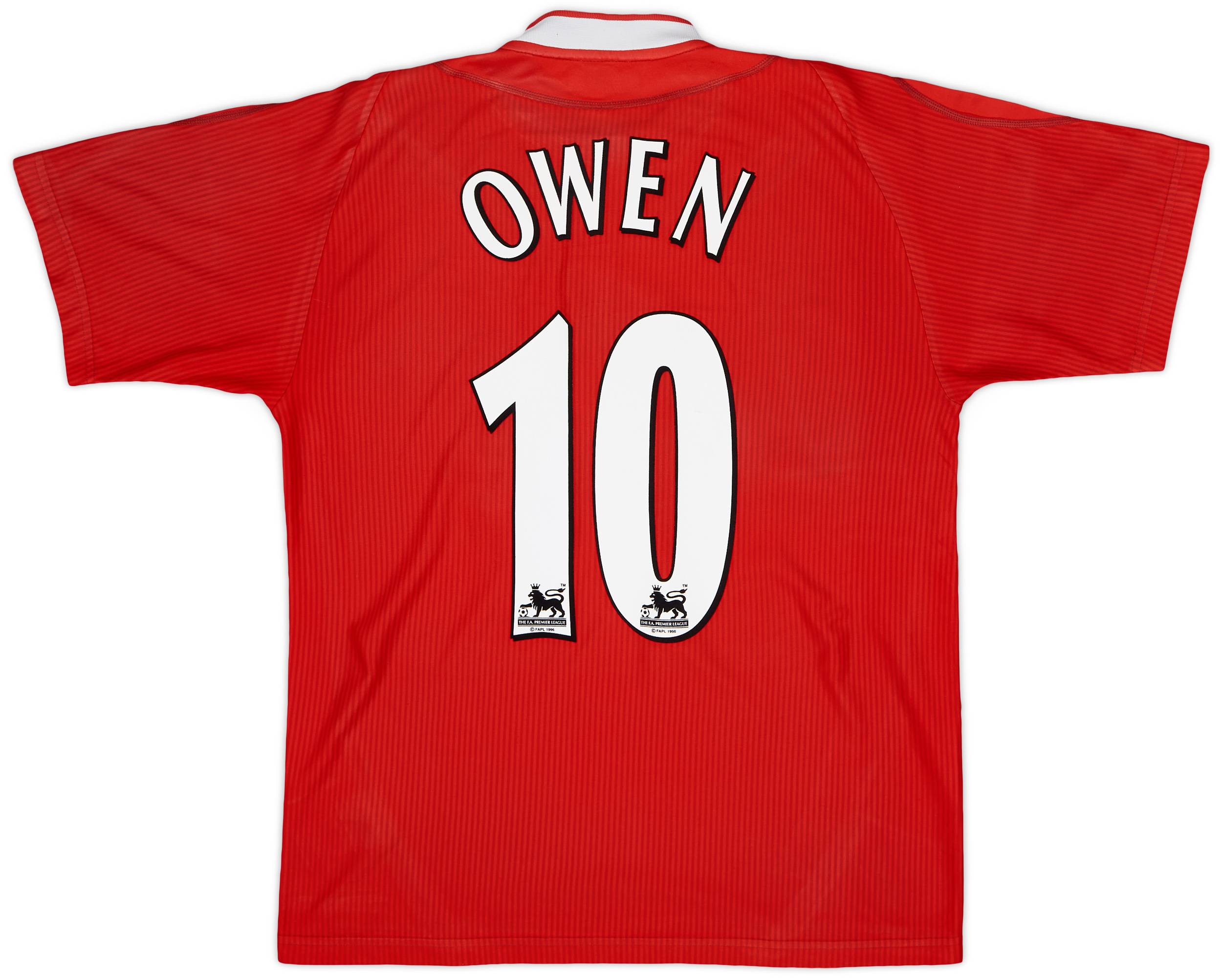 2002-04 Liverpool Home Shirt Owen #10 - 4/10 - (M)