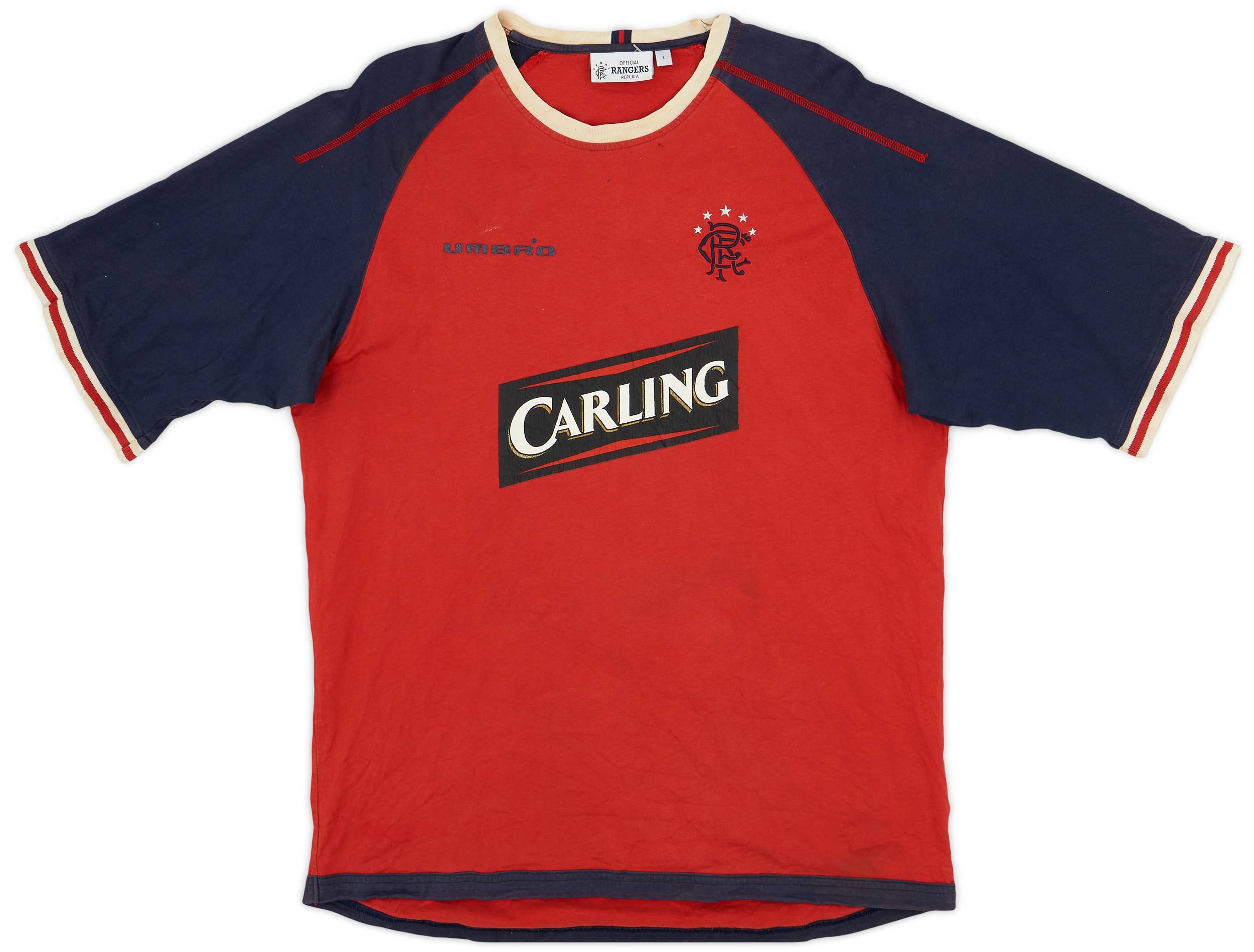 2003-04 Rangers Diadora Training Shirt - 5/10 - (L)