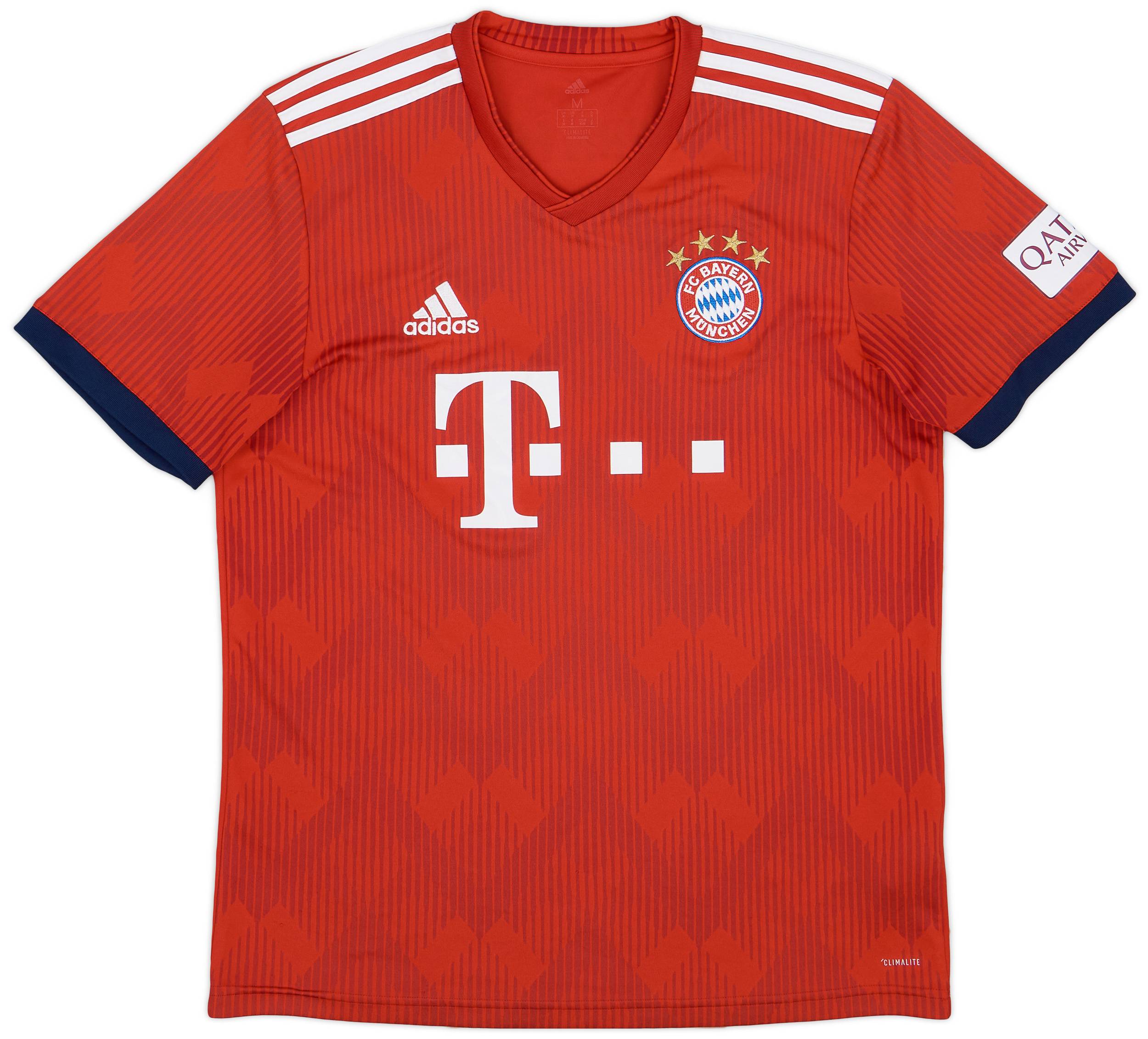 2018 19 Bayern Munich Home Shirt 7 10 M