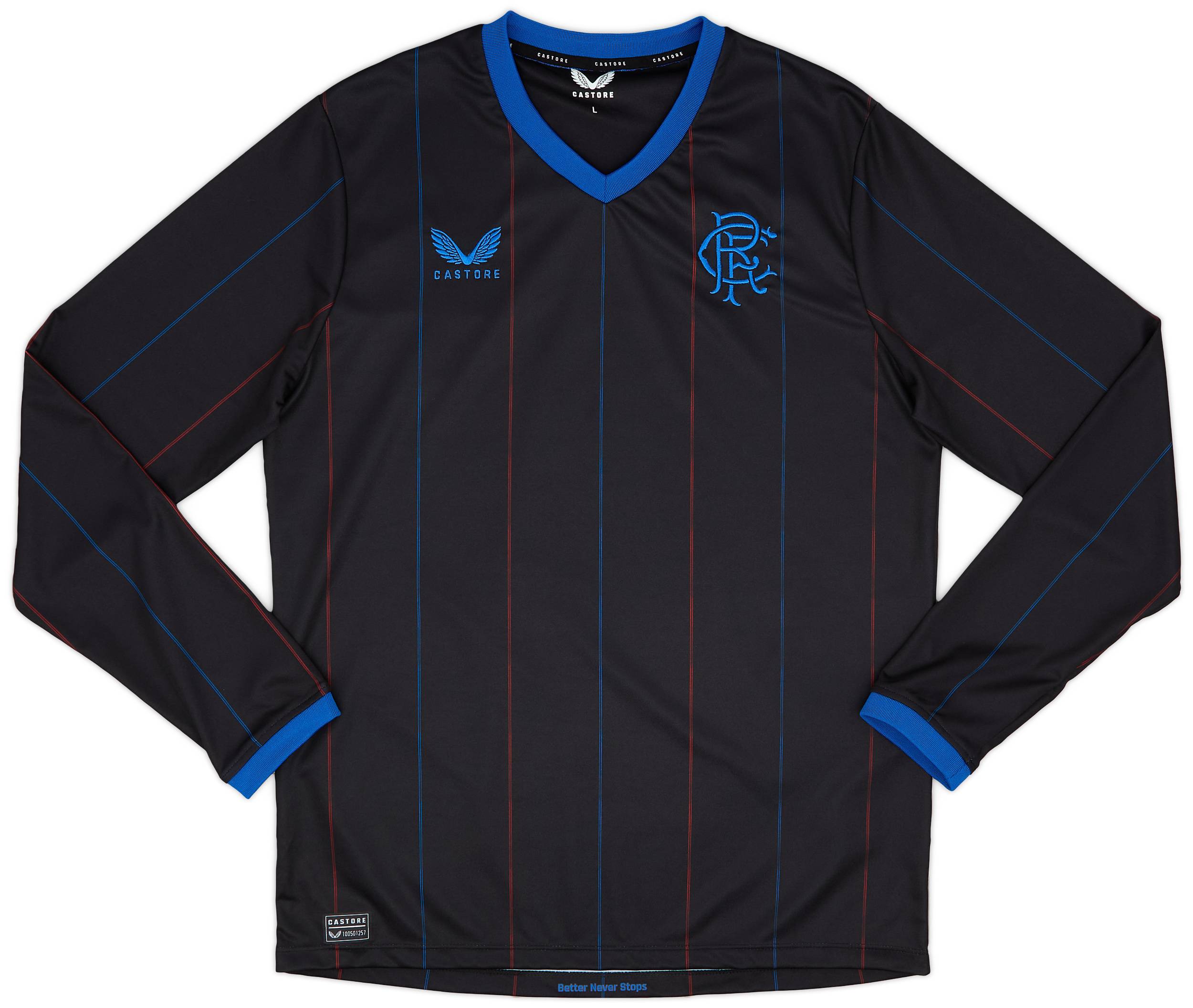 2022-23 Rangers Fourth L/S Shirt - As New