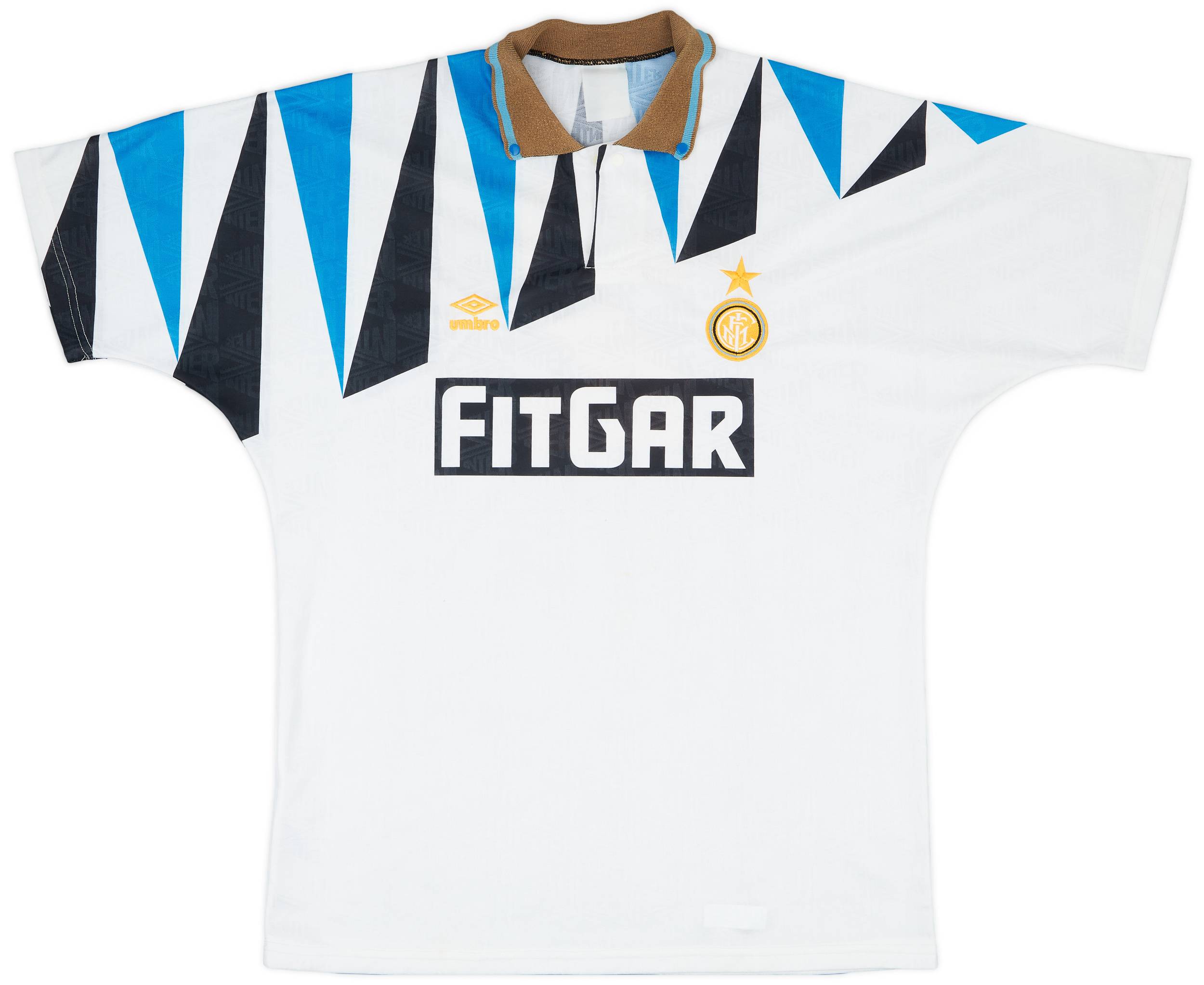1991-92 Inter Milan Match Issue Away Shirt #2
