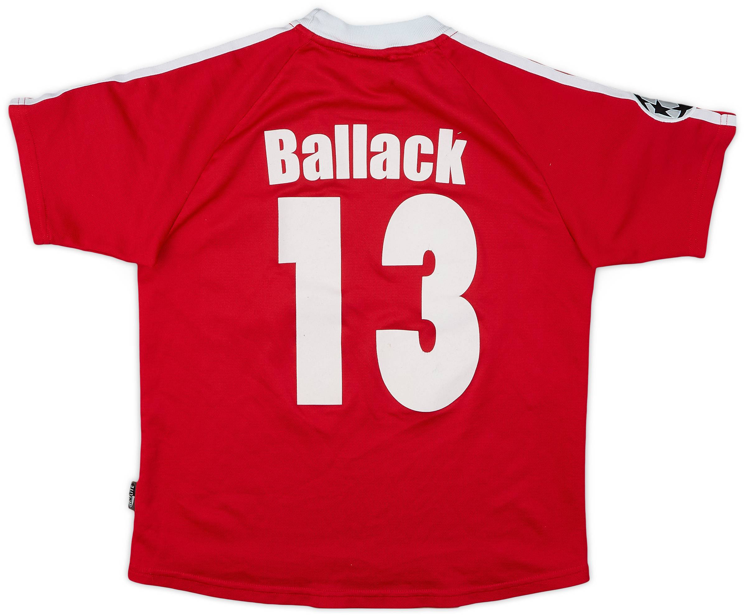 2001-02 Bayern Munich CL Shirt Ballack #13 - 6/10 - (L.Boys)