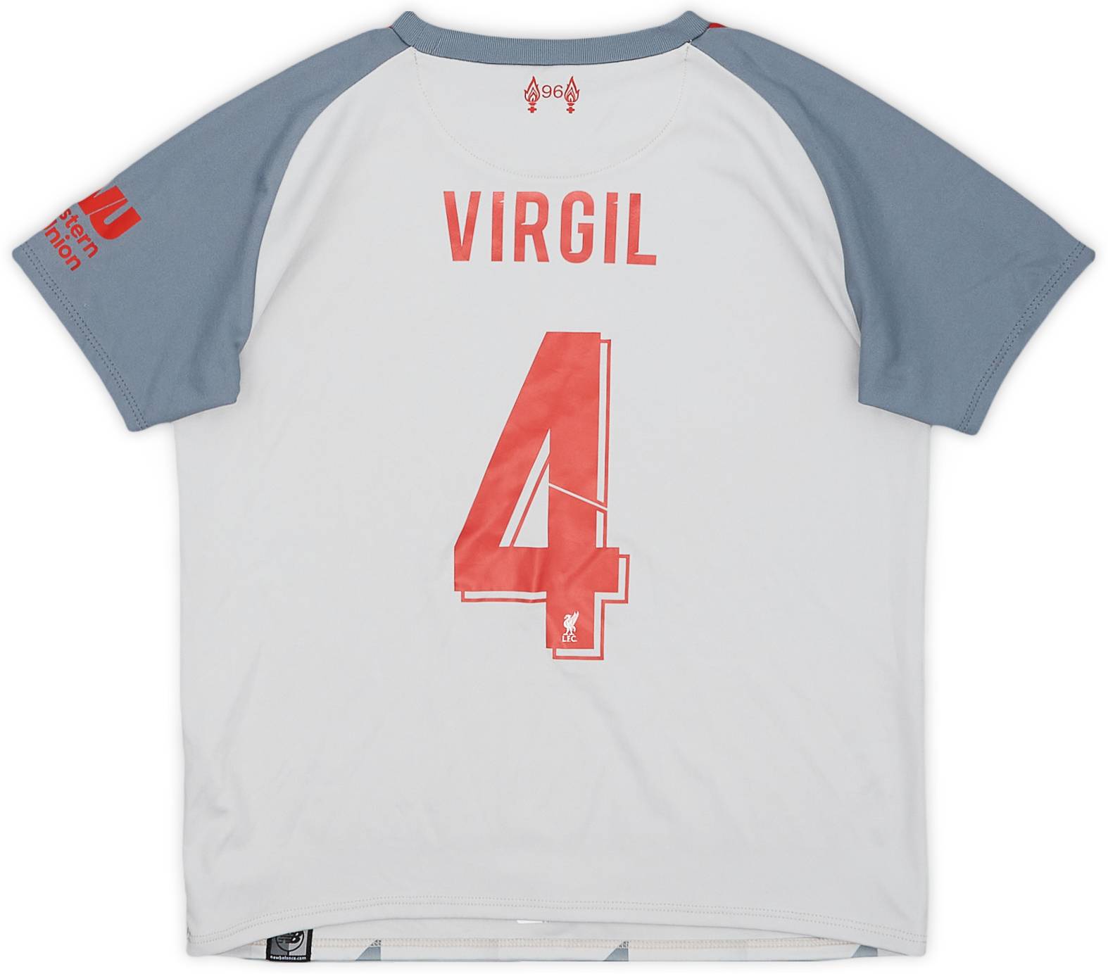 2018-19 Liverpool Third Shirt Virgil #4 - 9/10 - (4-5Y)