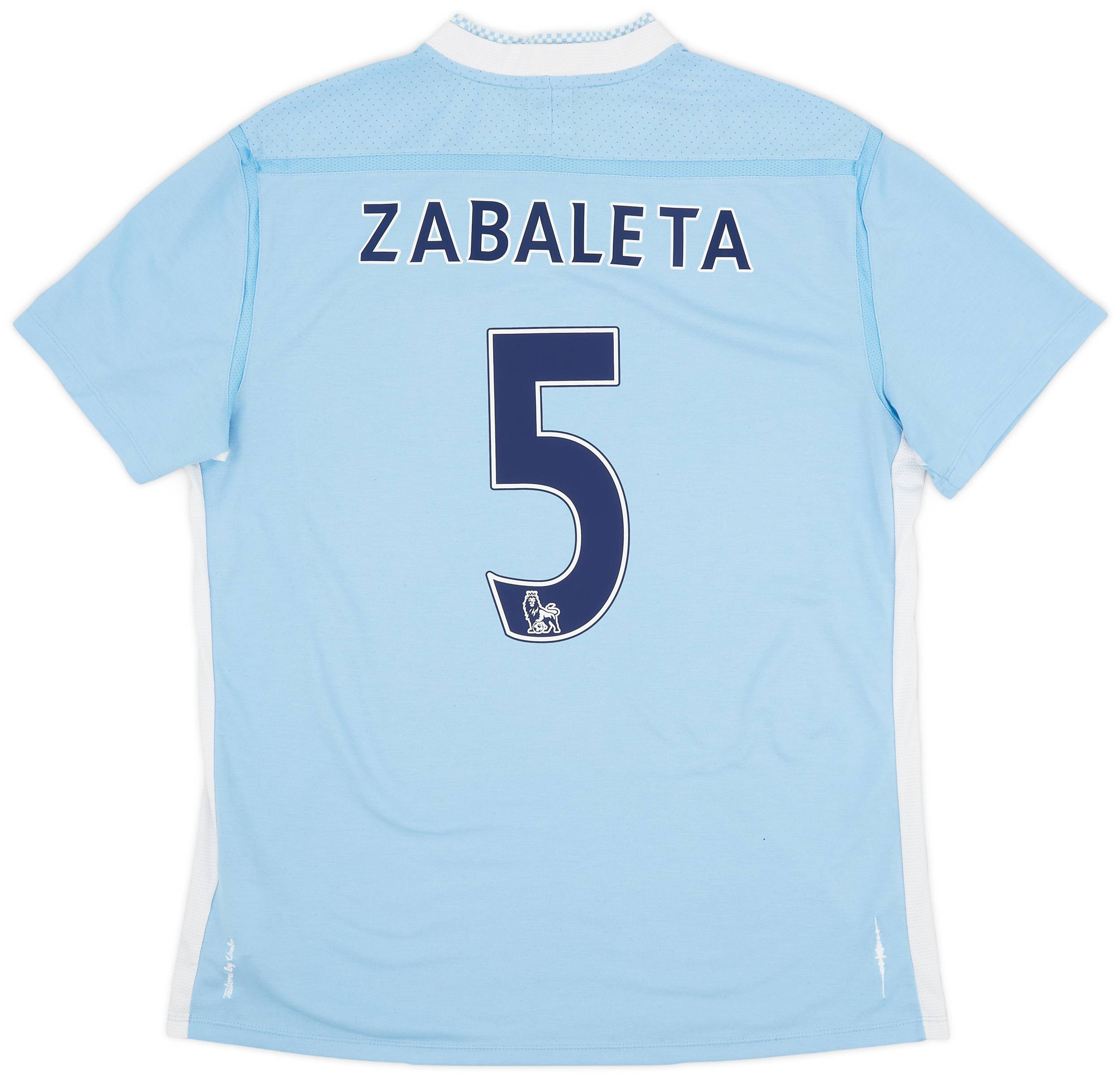 2011-12 Manchester City Home Shirt Zabaleta #5 - 9/10 - (L)
