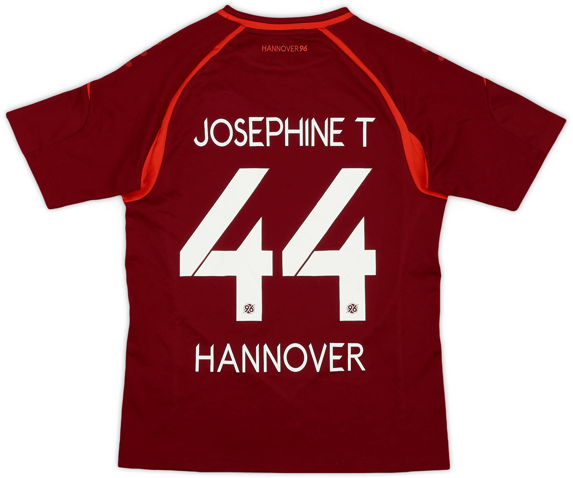 2013-14 Hannover 96 Home Shirt Josephine T #44 - 8/10 - (L.Boys)