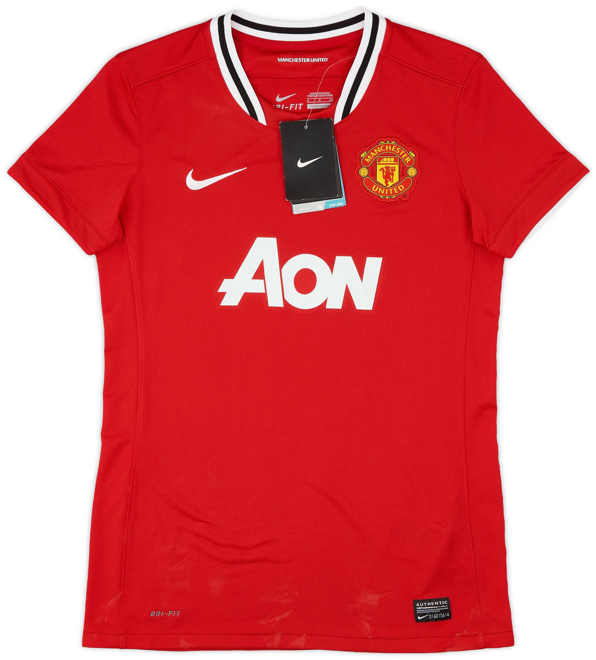 2011-12 Manchester United Home Shirt (Women's S)