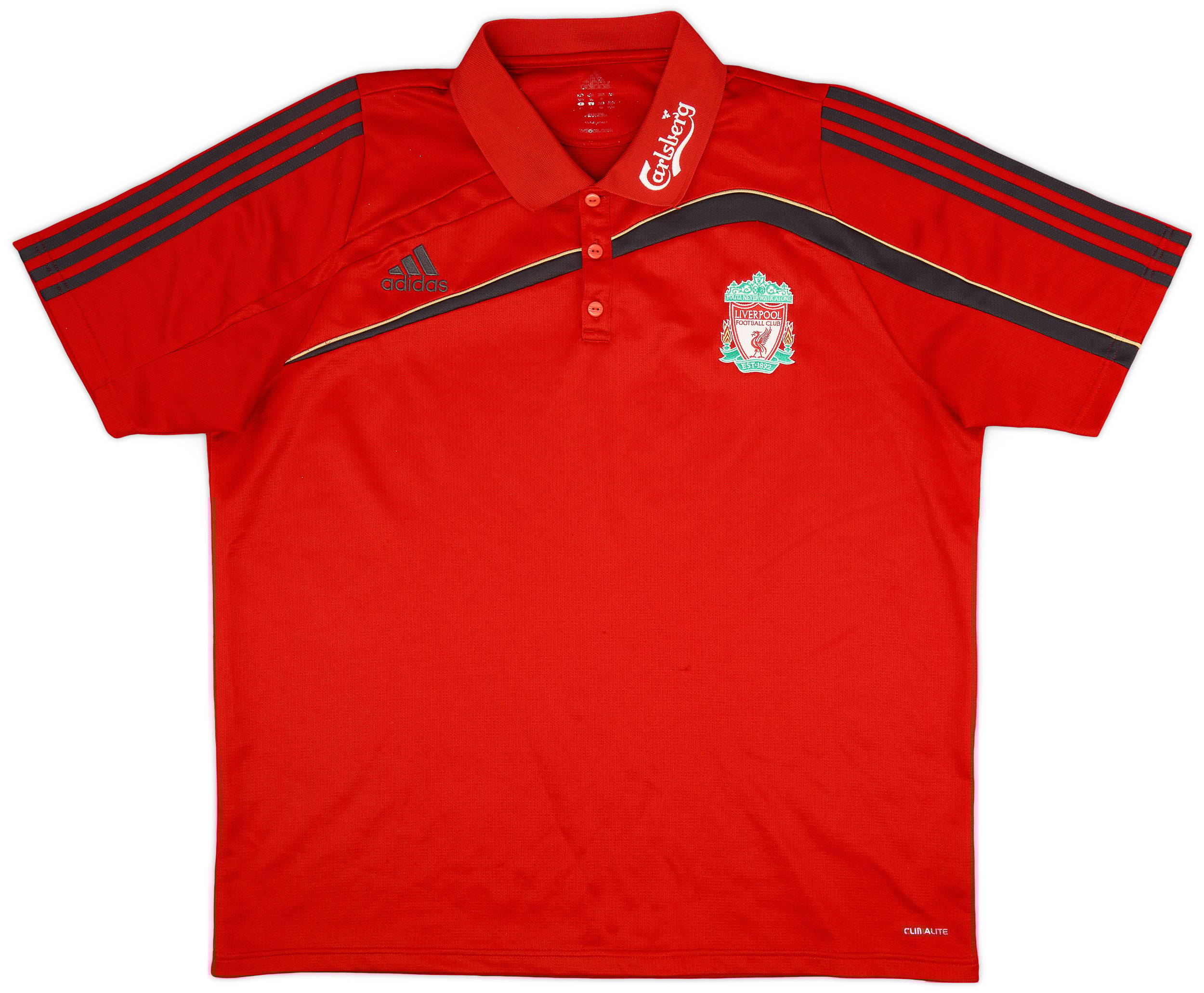 2009 10 Liverpool adidas Polo Shirt 8 10 3XL