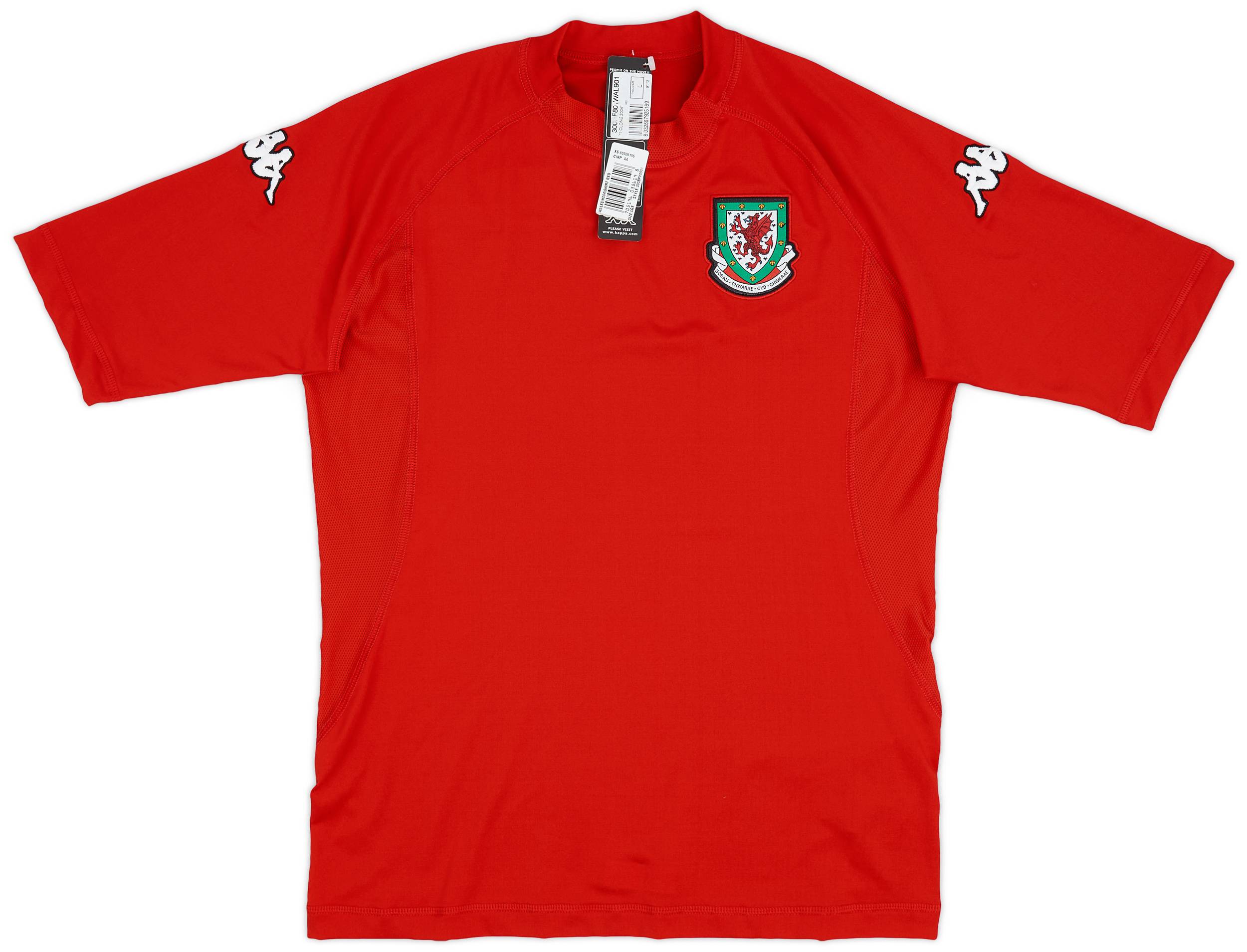 ウェールズ代表 2004-06 ホーム ユニフォーム 2004-06 Wales Home Shirt (L)