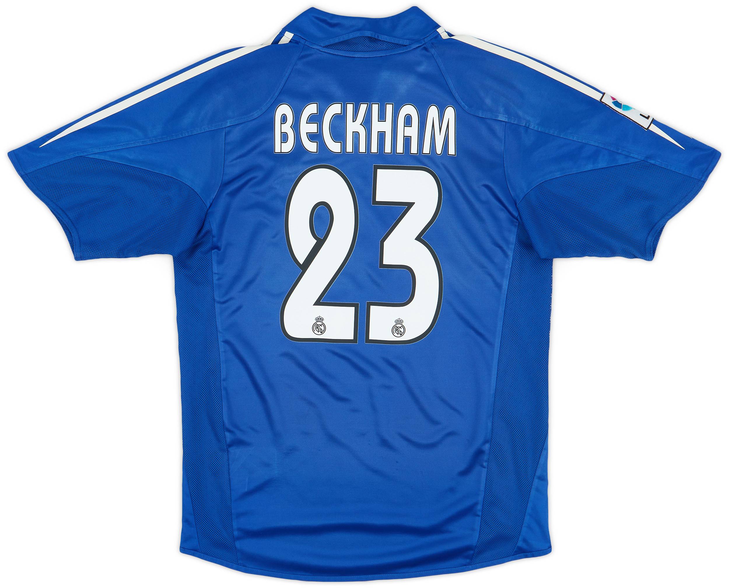 2004-05 Real Madrid Third Shirt Beckham #23 - 8/10 - (S)