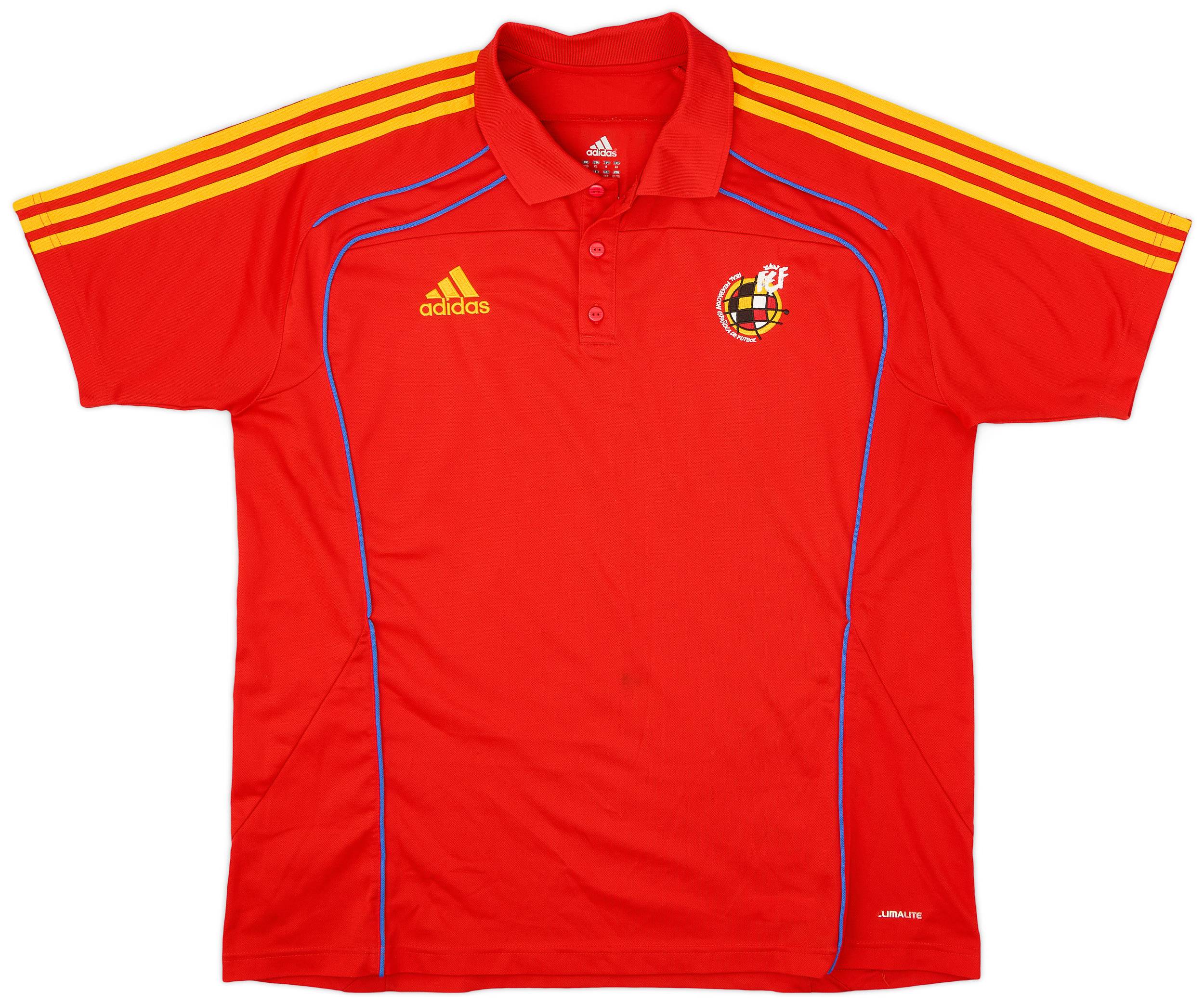 2009-10 Spain adidas Polo Shirt - 9/10 - (XL)