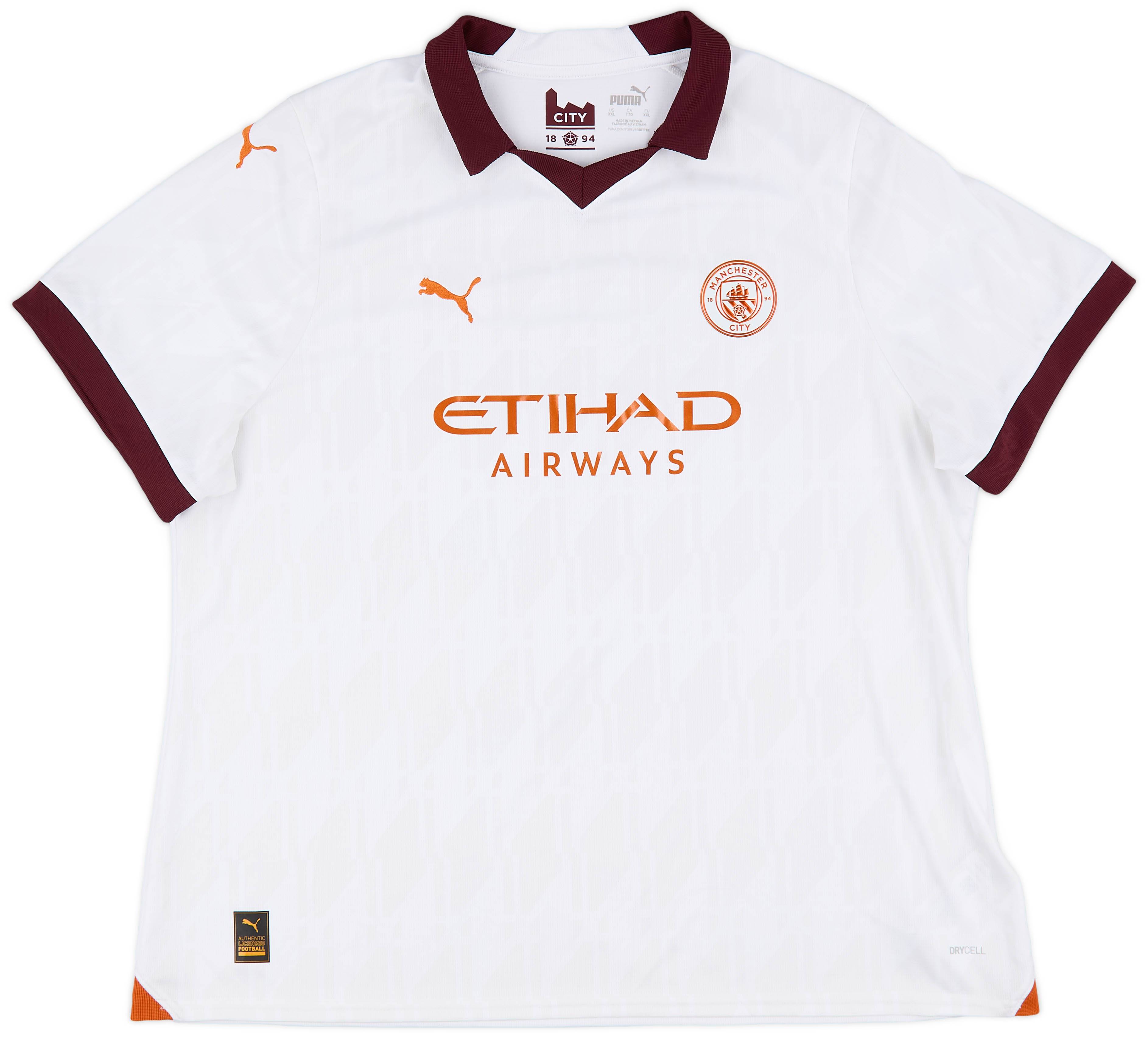 2023-24 Manchester City Away Shirt - 9/10 - (Women's XXL)