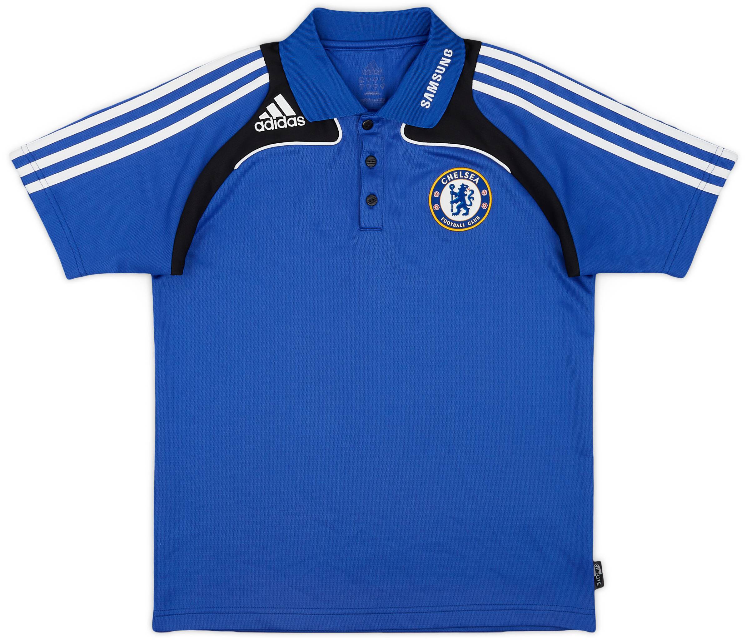 2008-09 Chelsea adidas Polo Shirt - 8/10 - (M)