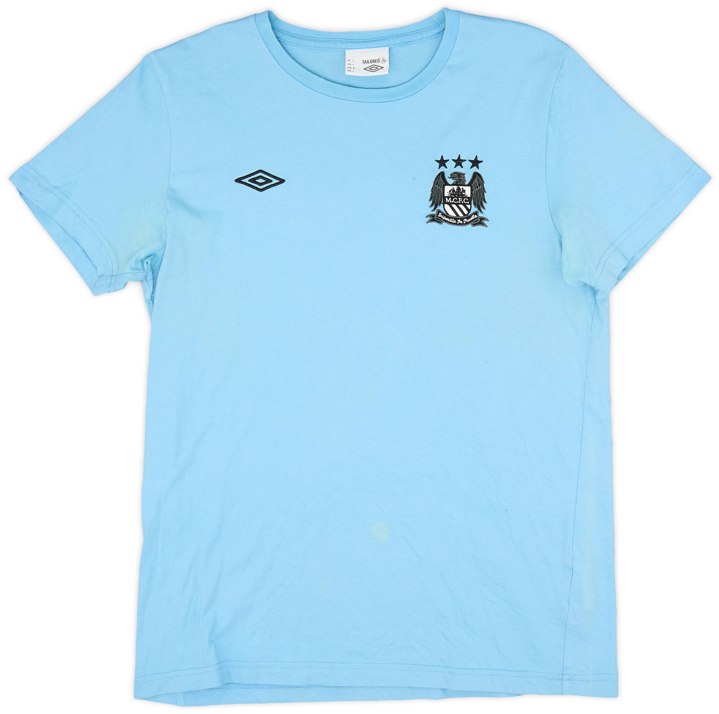 2009-10 Manchester City Umbro Training Shirt - 8/10 - (L)