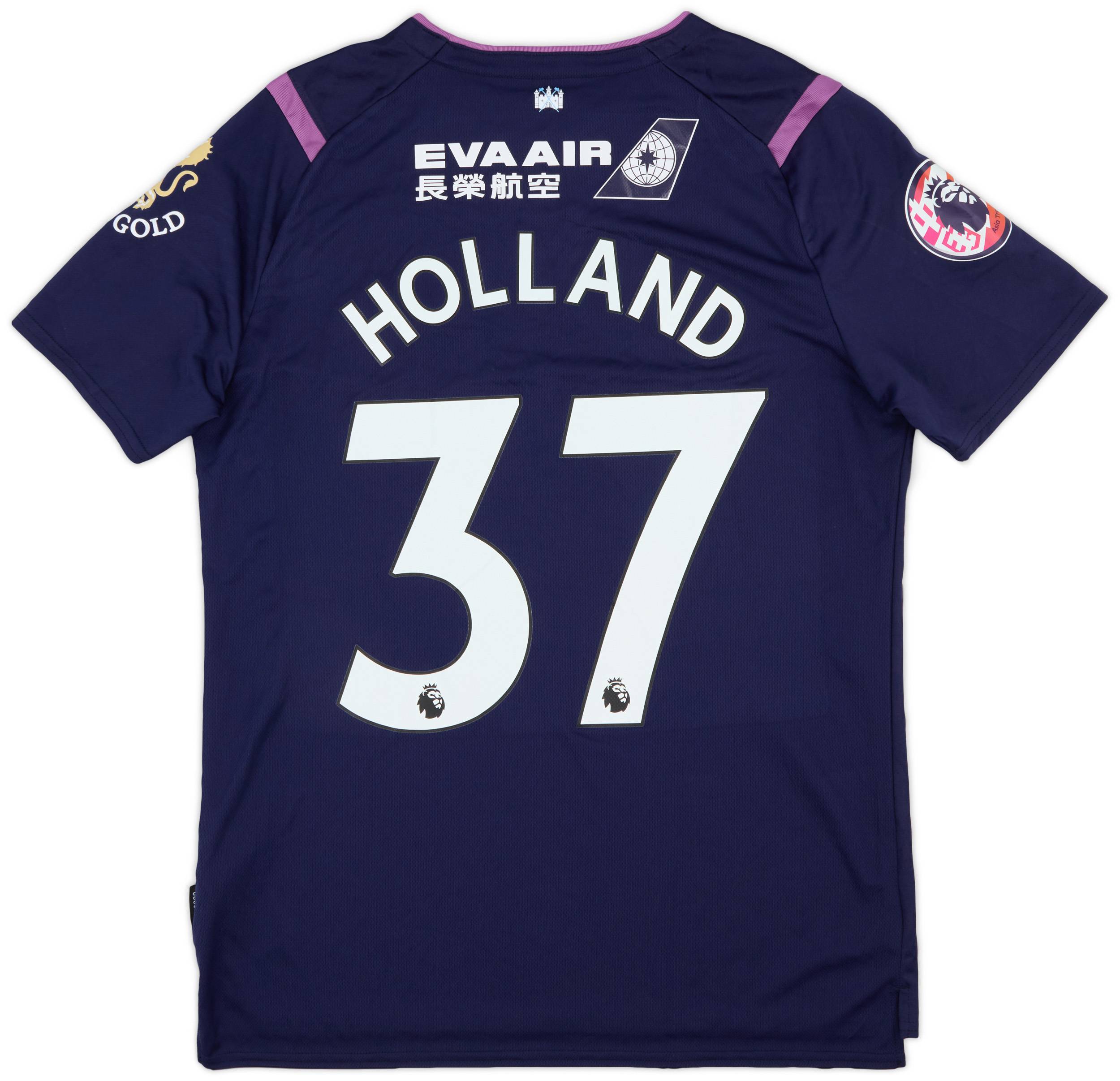 2019-20 West Ham Match Issue Third Shirt Holland #37