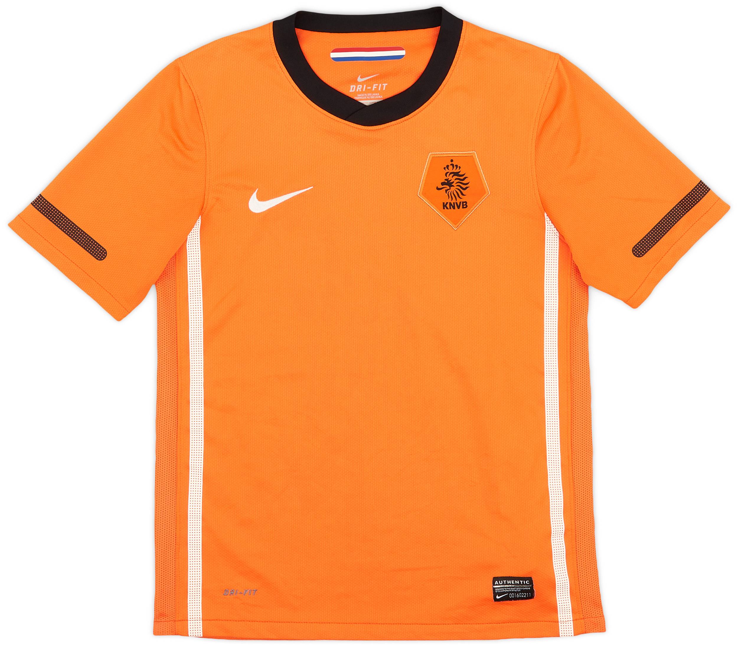 2010-11 Netherlands Home Shirt - 8/10 - (M.Boys)