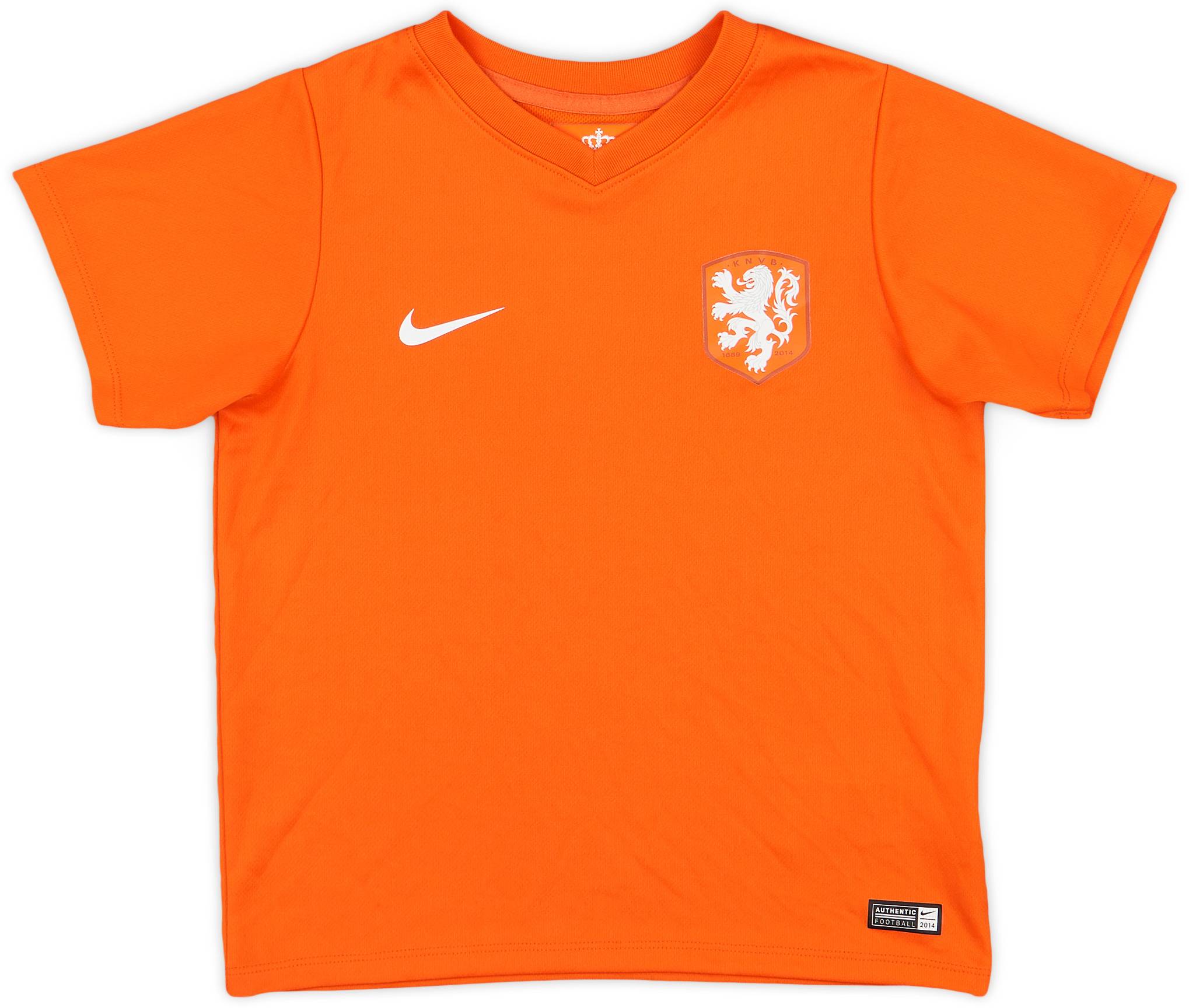 2014-15 Netherlands Home Shirt - 9/10 - (S.Boys)