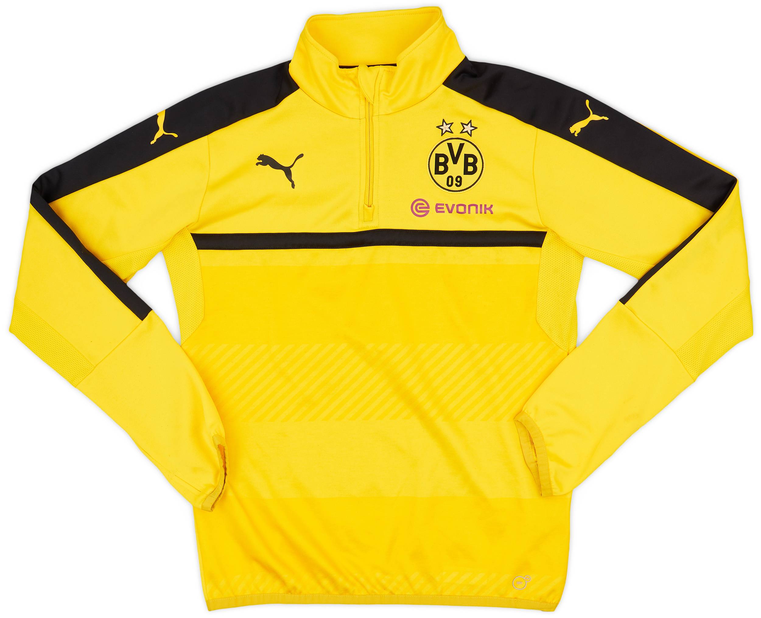 2015-16 Borussia Dortmund Puma 1/4 Zip Drill Top - 5/10 - (S)