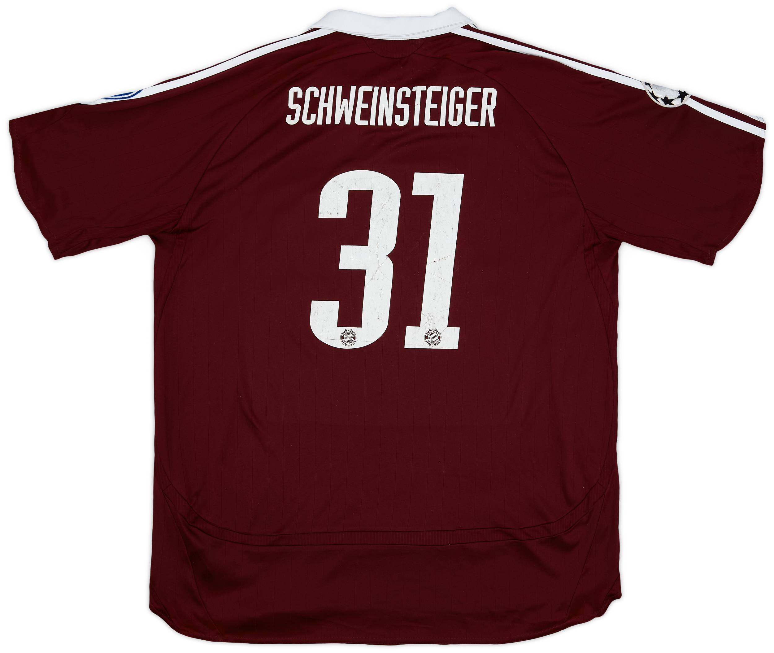 2006-07 Bayern Munich CL Shirt Schweinsteiger #31 - 6/10 - (XL)