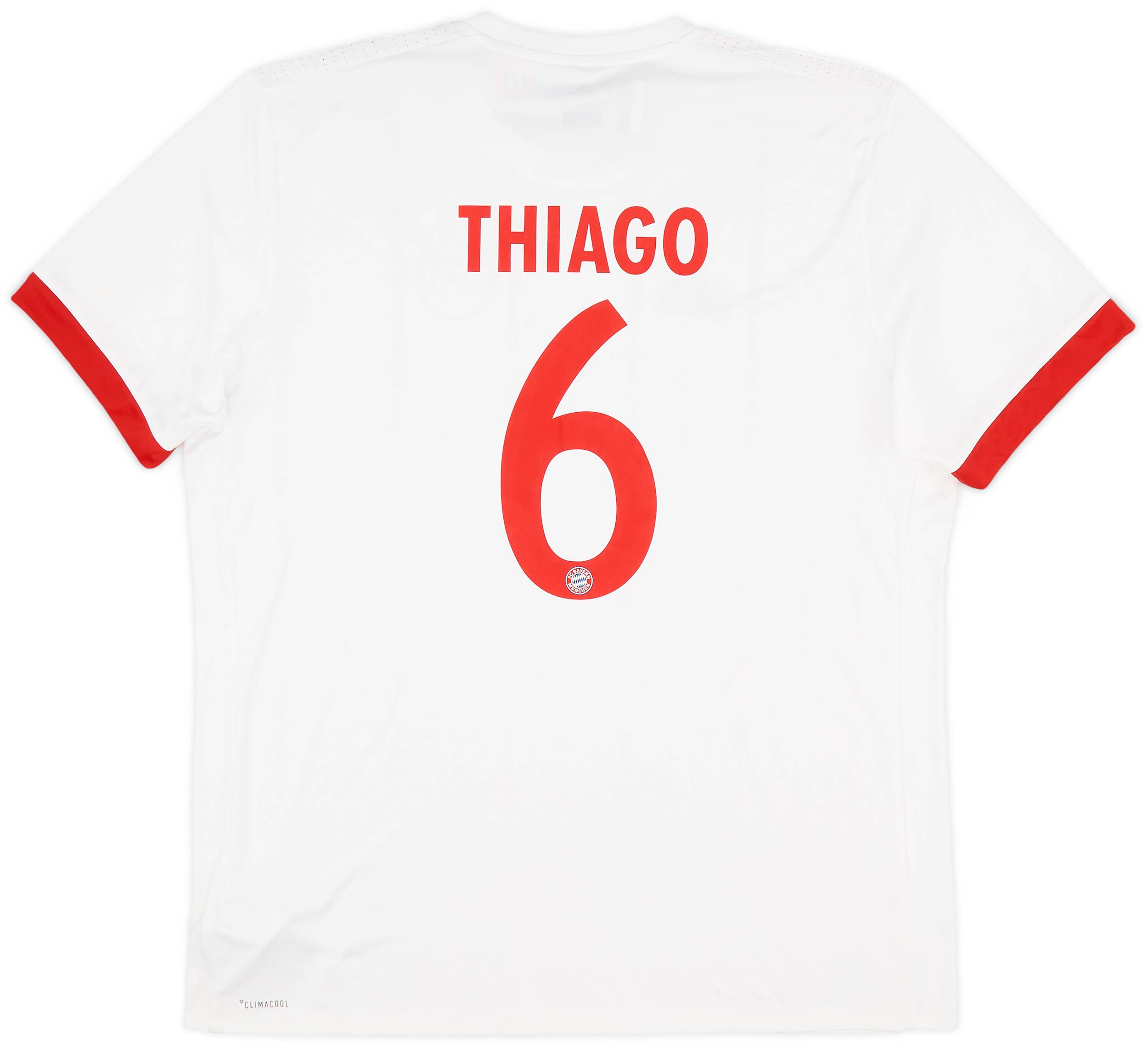 2017-18 Bayern Munich European Third Shirt Thiago #6 (XL)