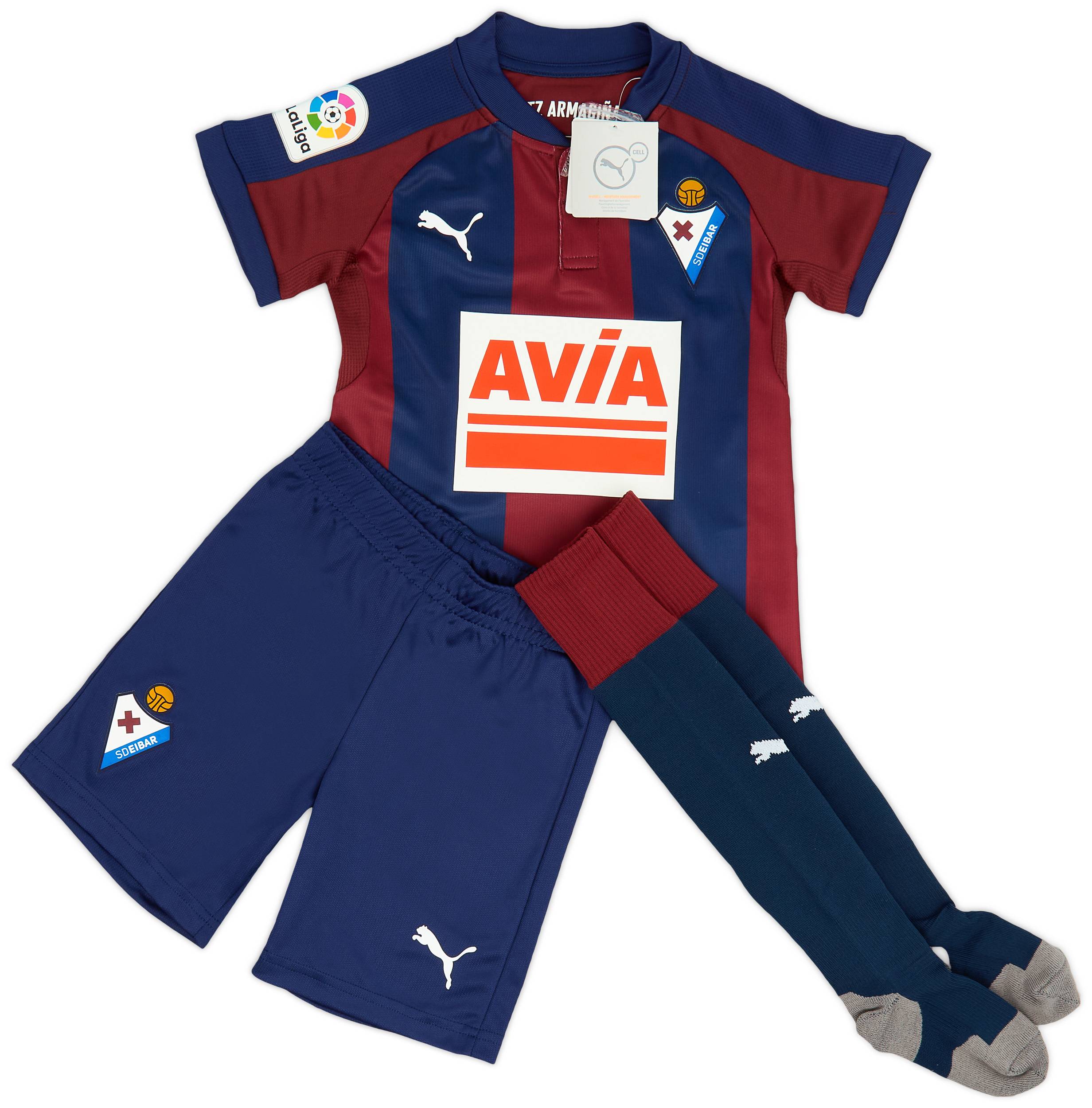 2017-18 Eibar Home Full Kit (KIDS)