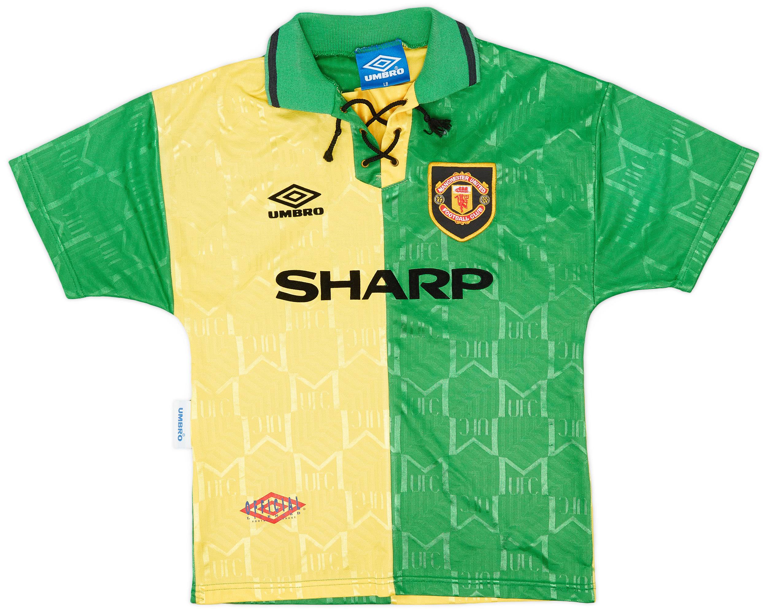 最新エルメス Manchester 1992-94 United (L.Boys) - 8/10 - Shirt Third ウェア
