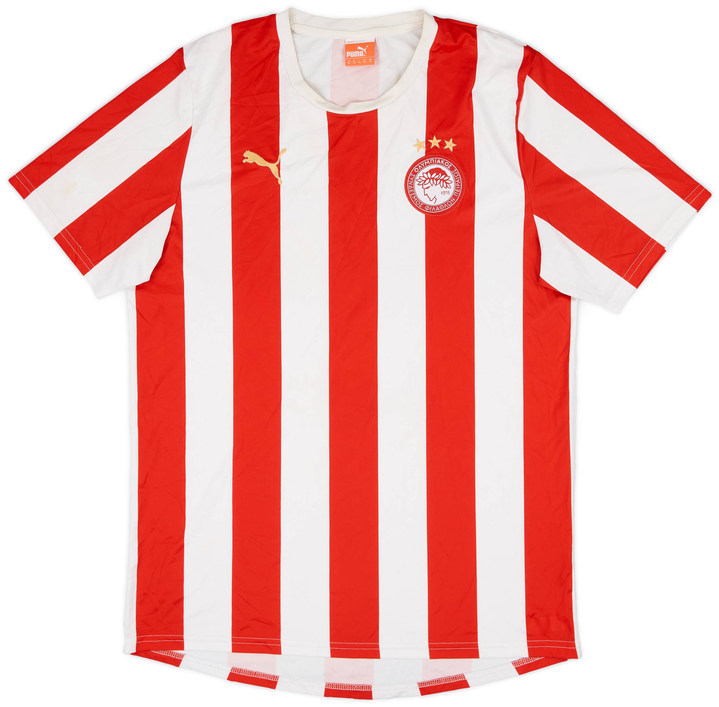 2013-14 Olympiakos Basic Home Shirt - 6/10 - (XL)