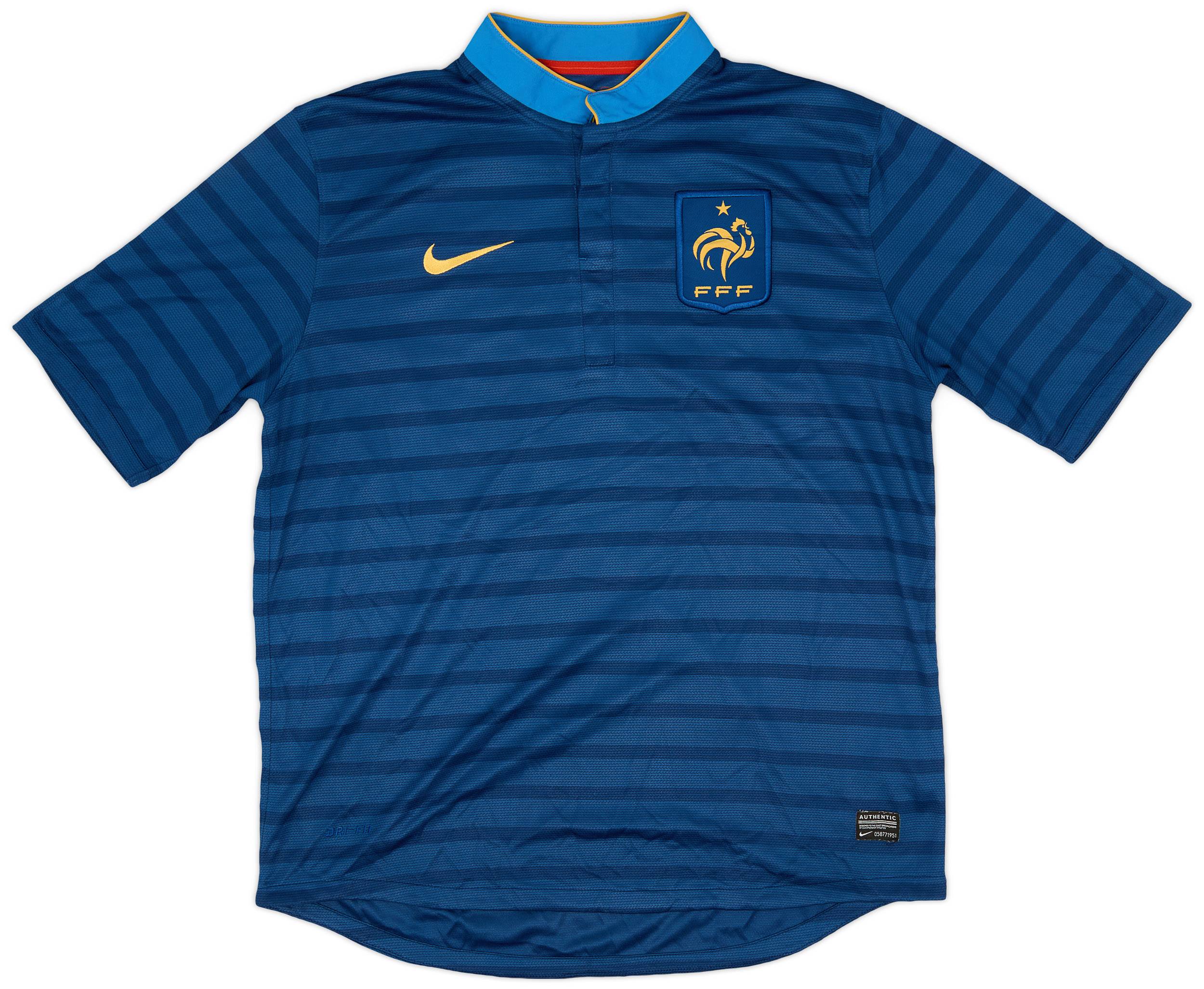 2012-13 France Home Shirt - 8/10 - (L)