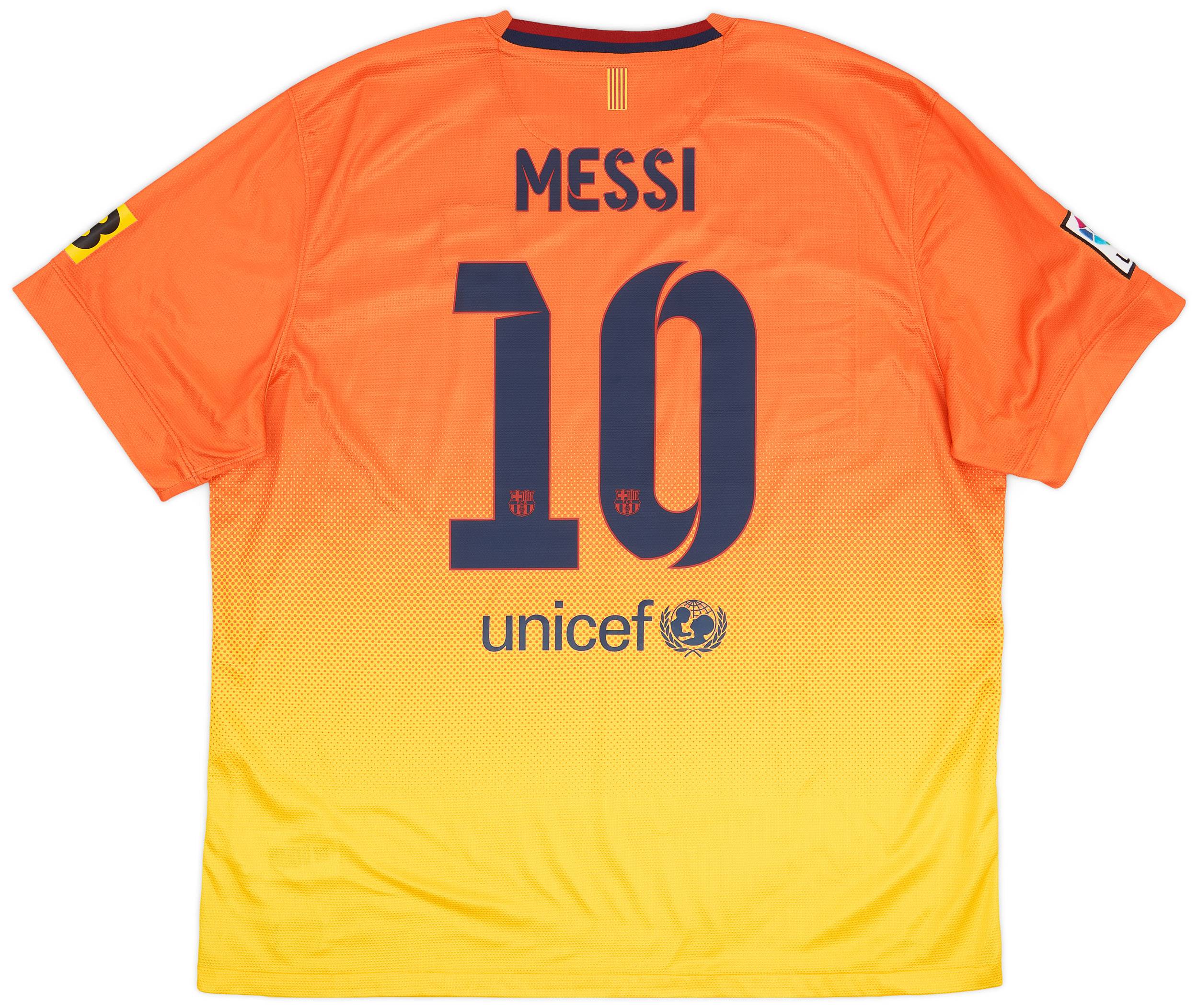 2012-13 Barcelona Away Shirt Messi #10 - 8/10 - (XXL)