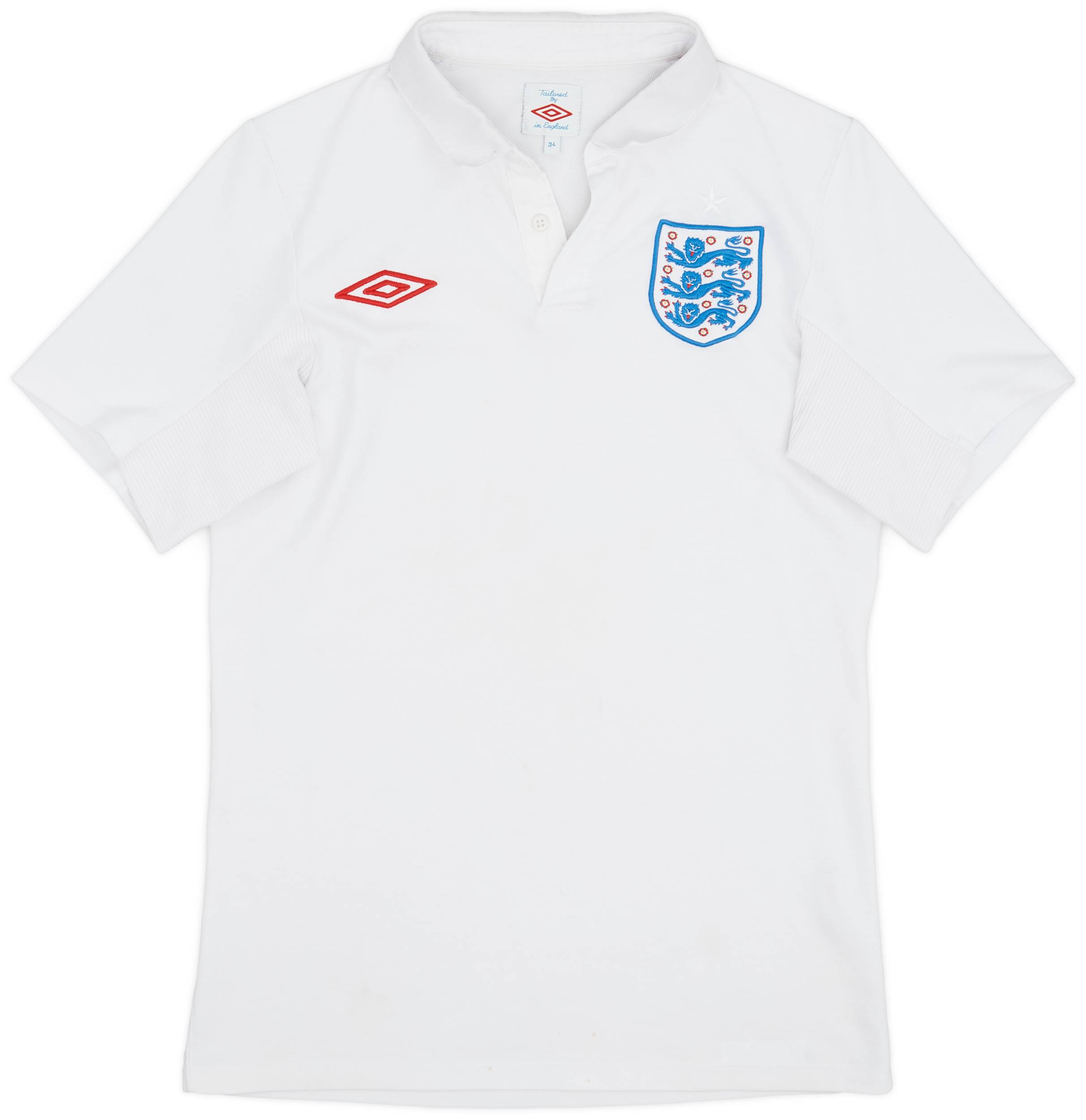 2009-10 England Home Shirt - 5/10 - (XS)