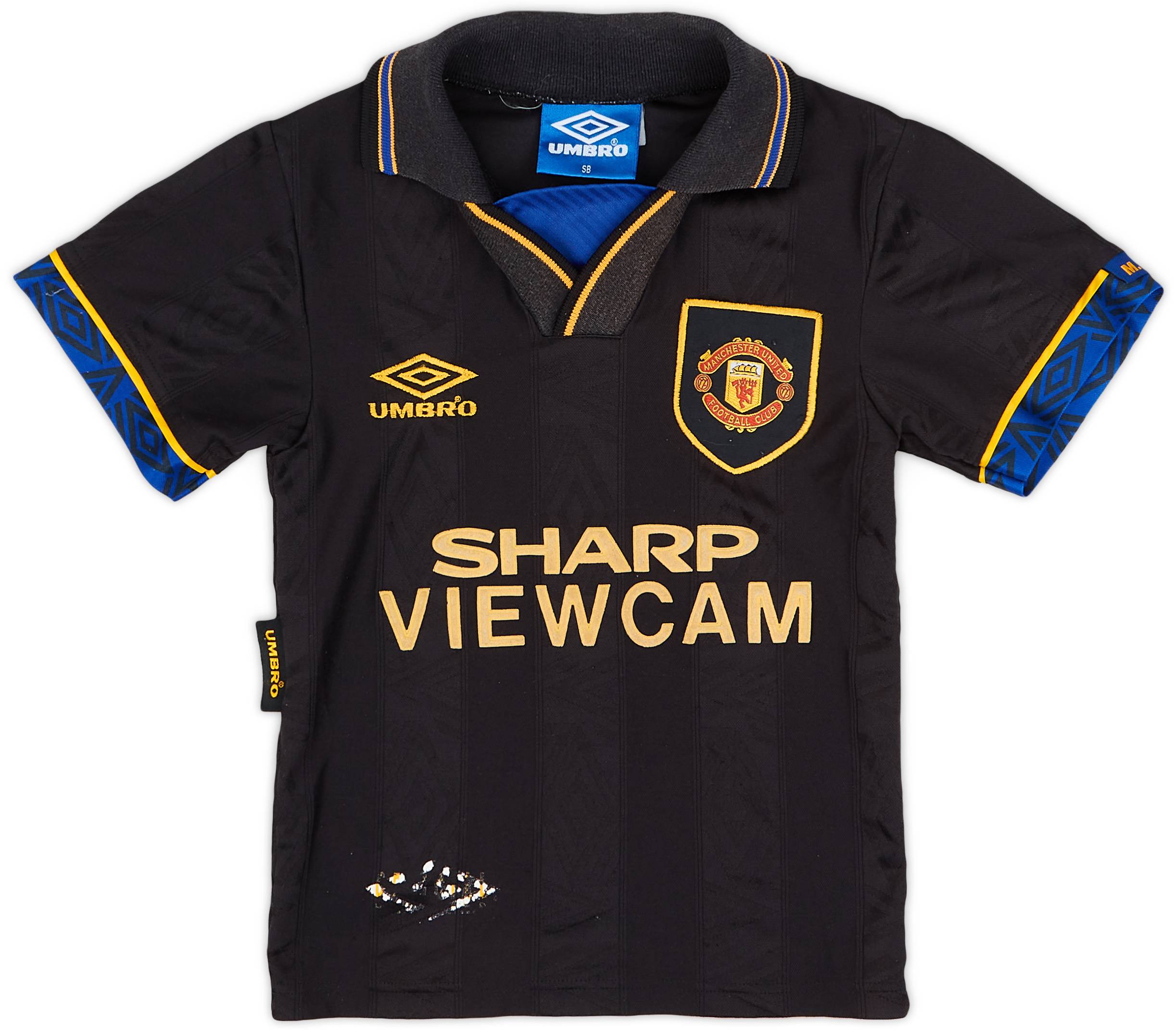 1993-95 Manchester United Away Shirt - 7/10 - (S.Boys)