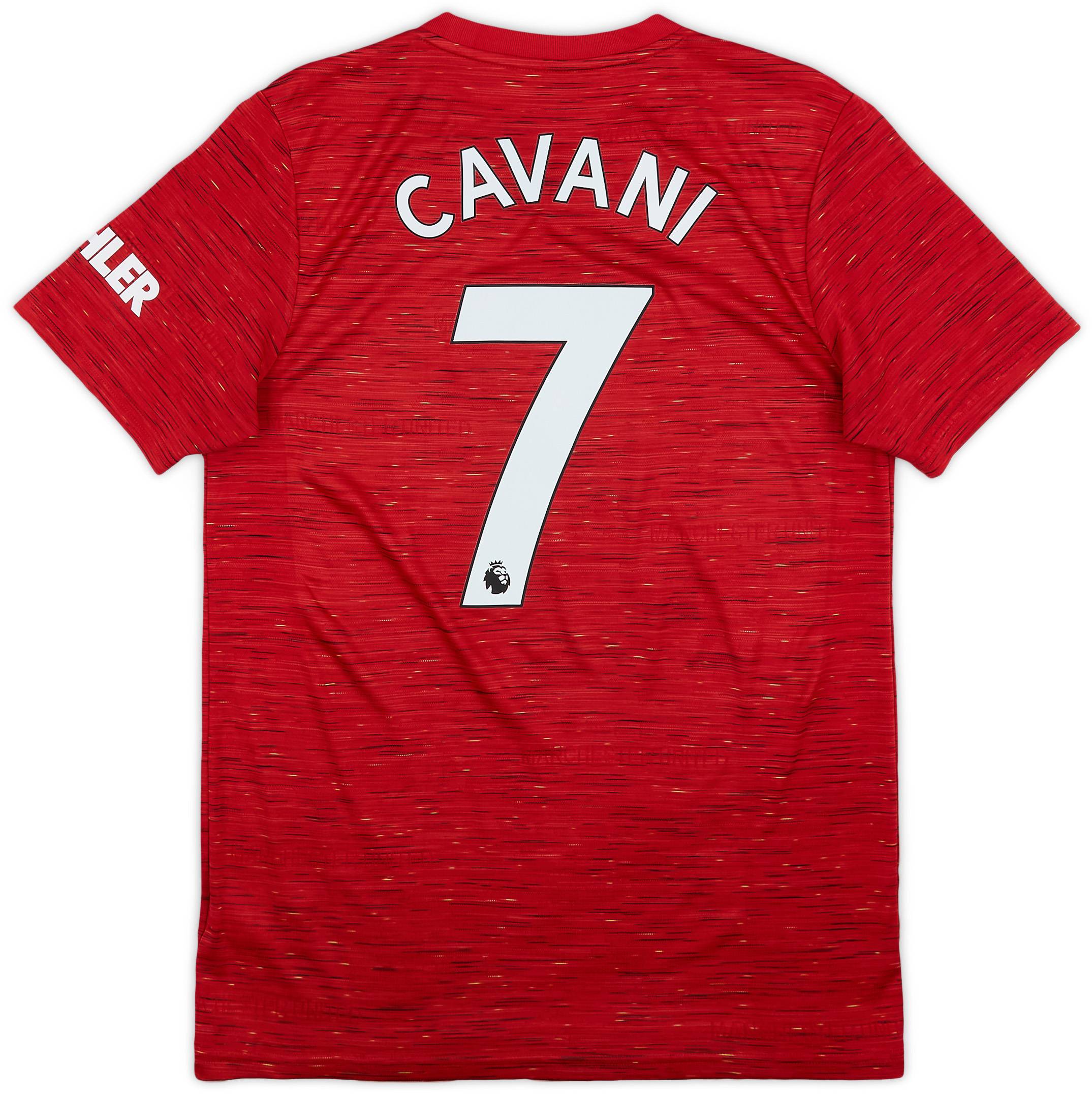 2020-21 Manchester United Home Shirt Cavani #7 - 9/10 - (M)