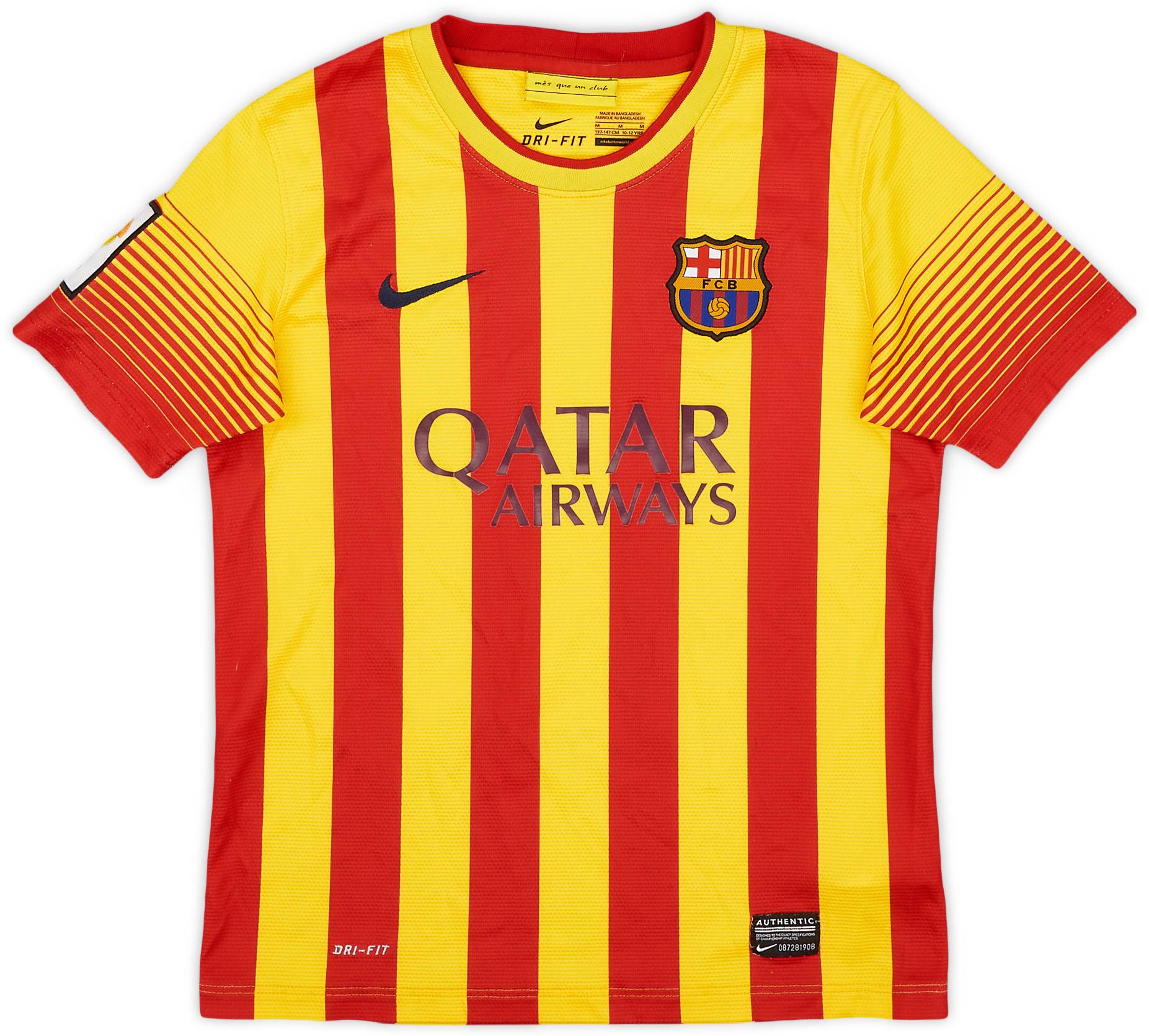 2013-15 Barcelona Away Shirt - 8/10 - (M.Boys)