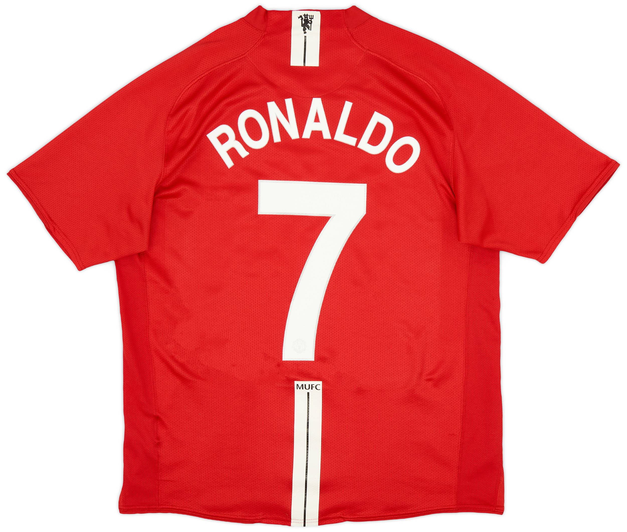 2007-09 Manchester United Home Shirt Ronaldo #7 - 8/10 - (L)