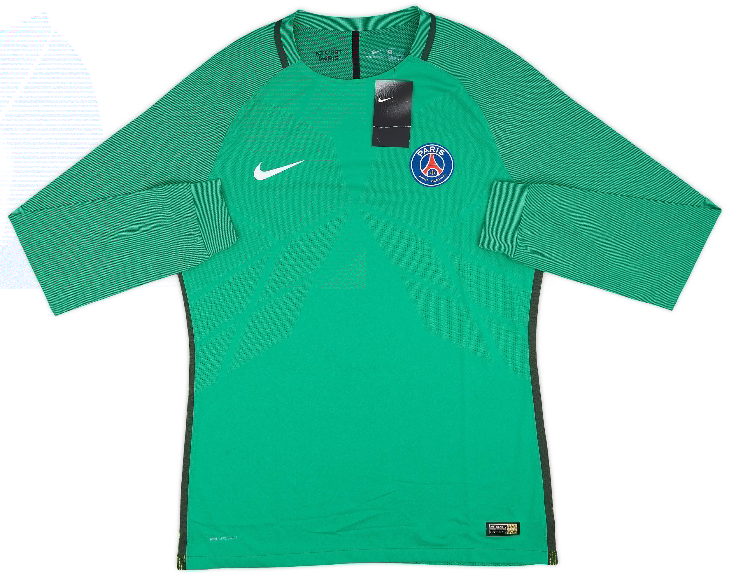 2016-17 Paris Saint-Germain Authentic GK Shirt (XL)