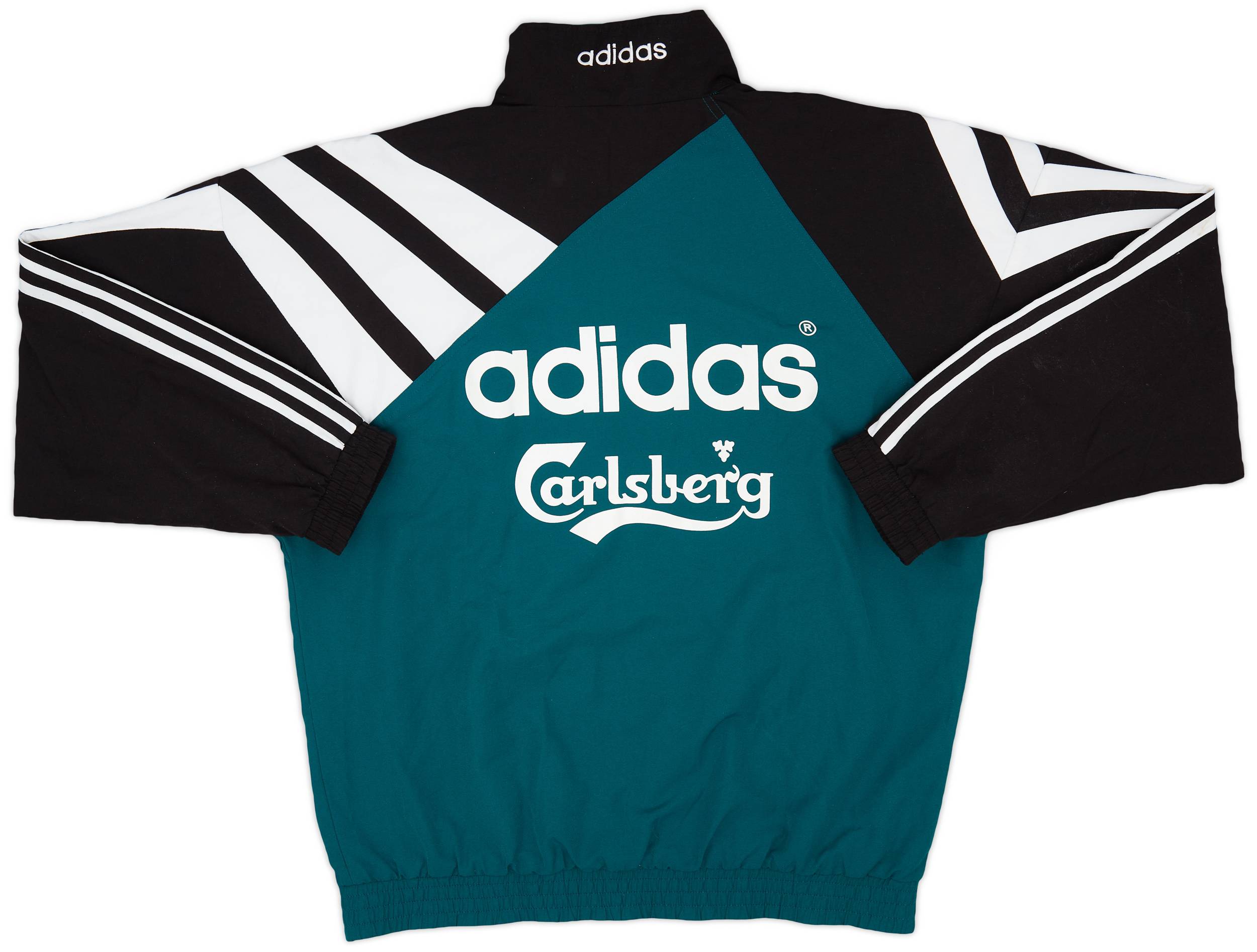 1995-96 Liverpool adidas Drill Top - 7/10 - (L)