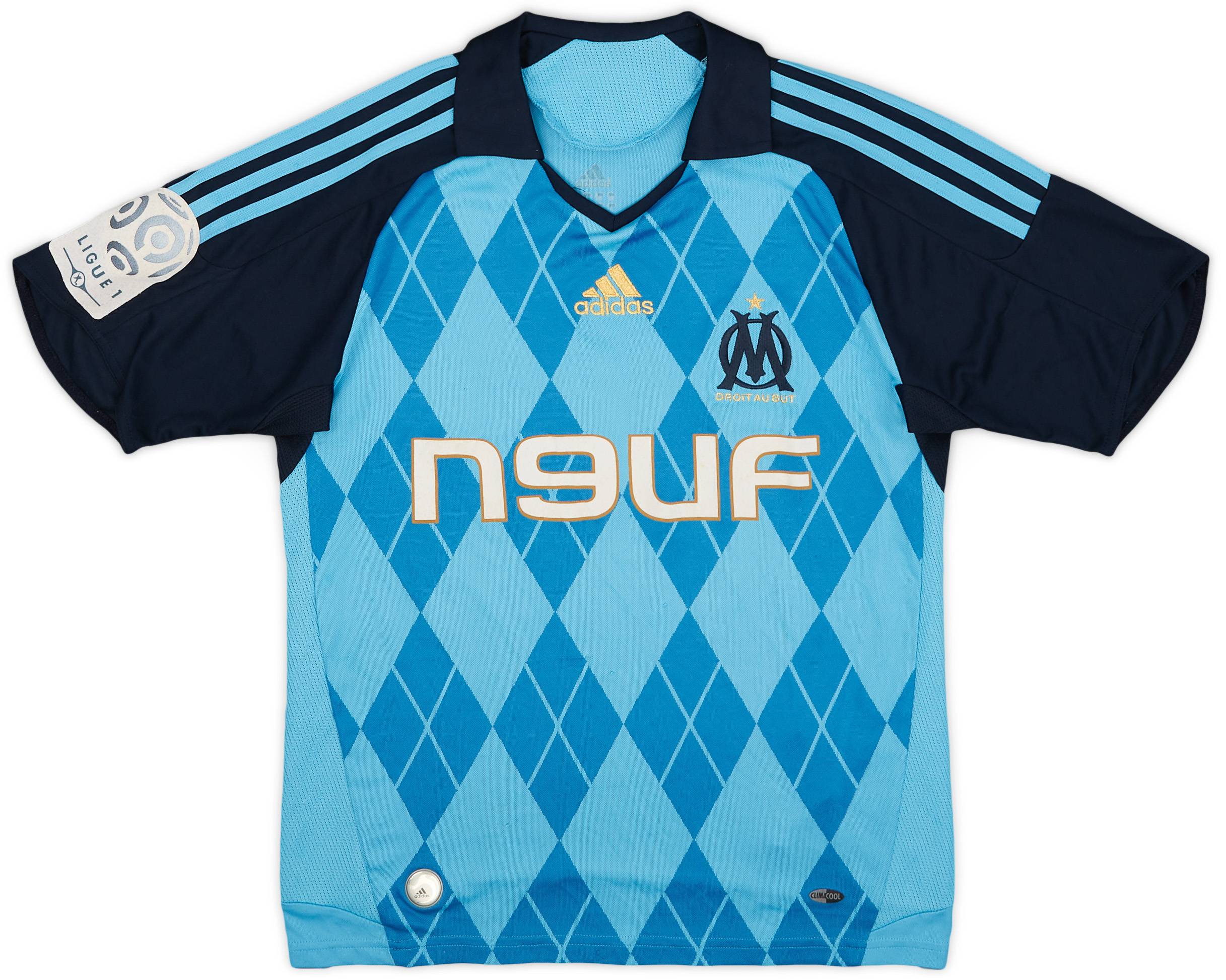 2008-09 Olympique Marseille Away Shirt - 7/10 - (L.Boys)