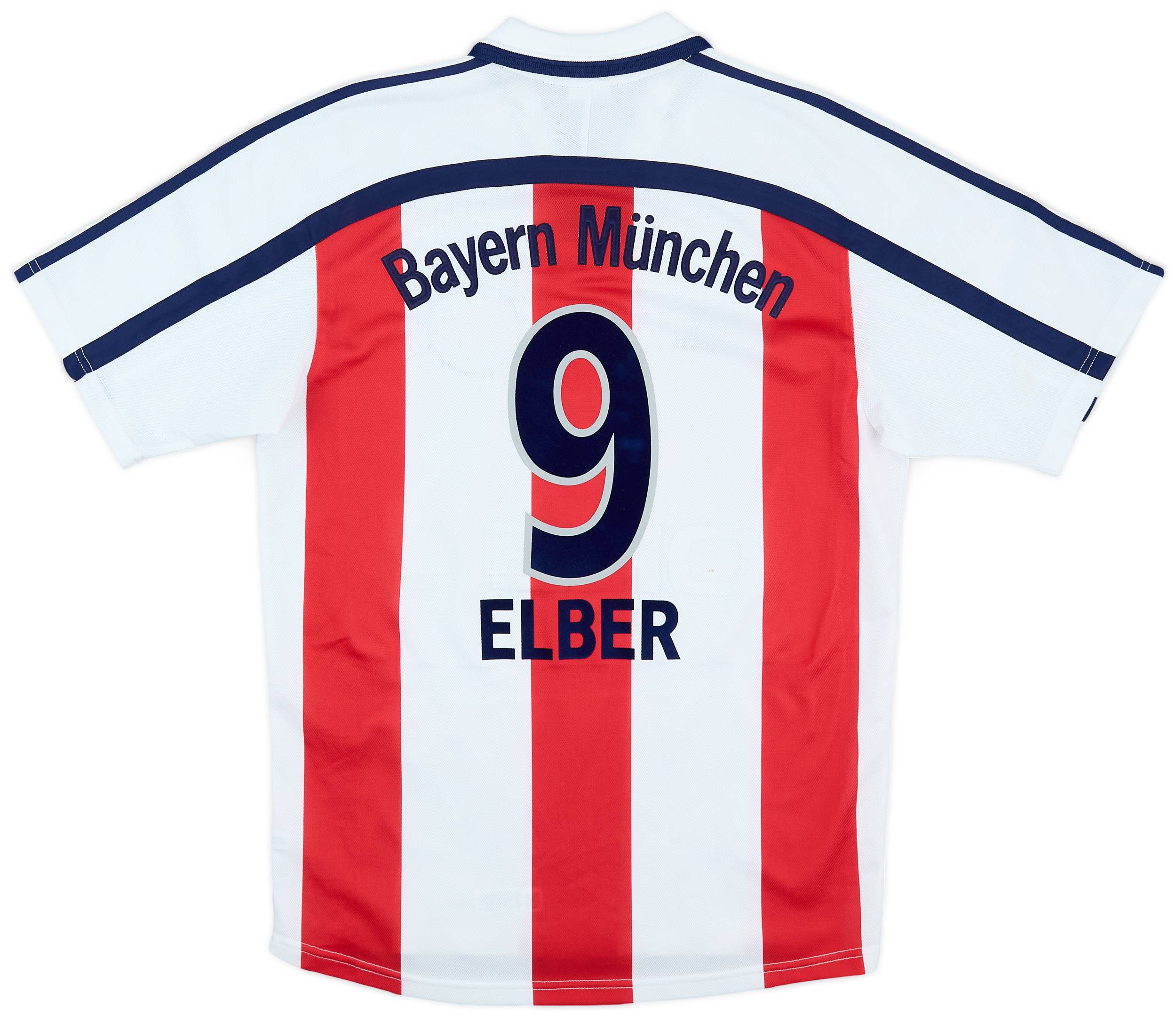 2000-01 Bayern Munich Away Shirt Elber #9 - 6/10 - (S)