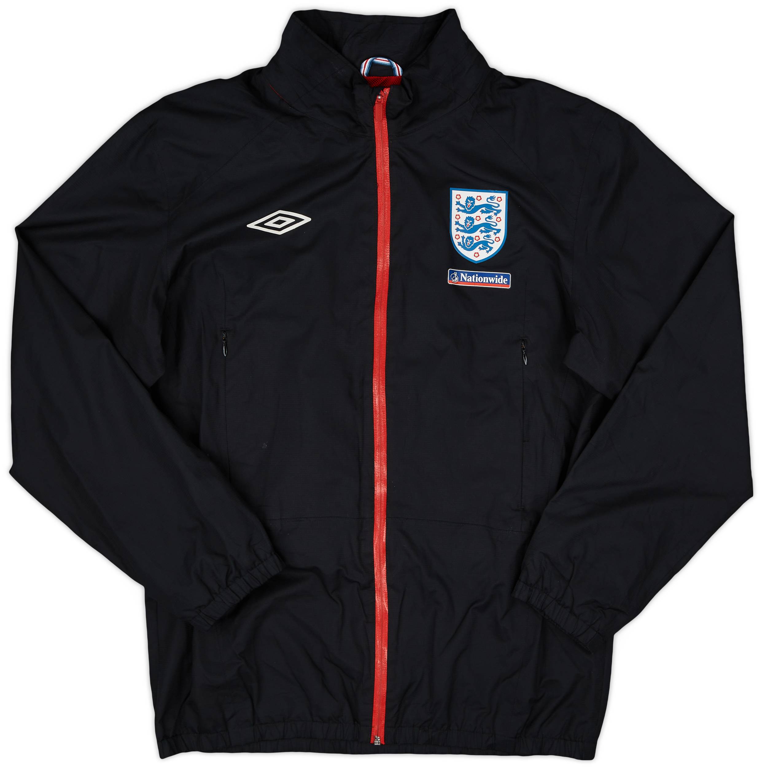 2010-11 England Umbro Hooded Rain Jacket - 8/10 - (M)