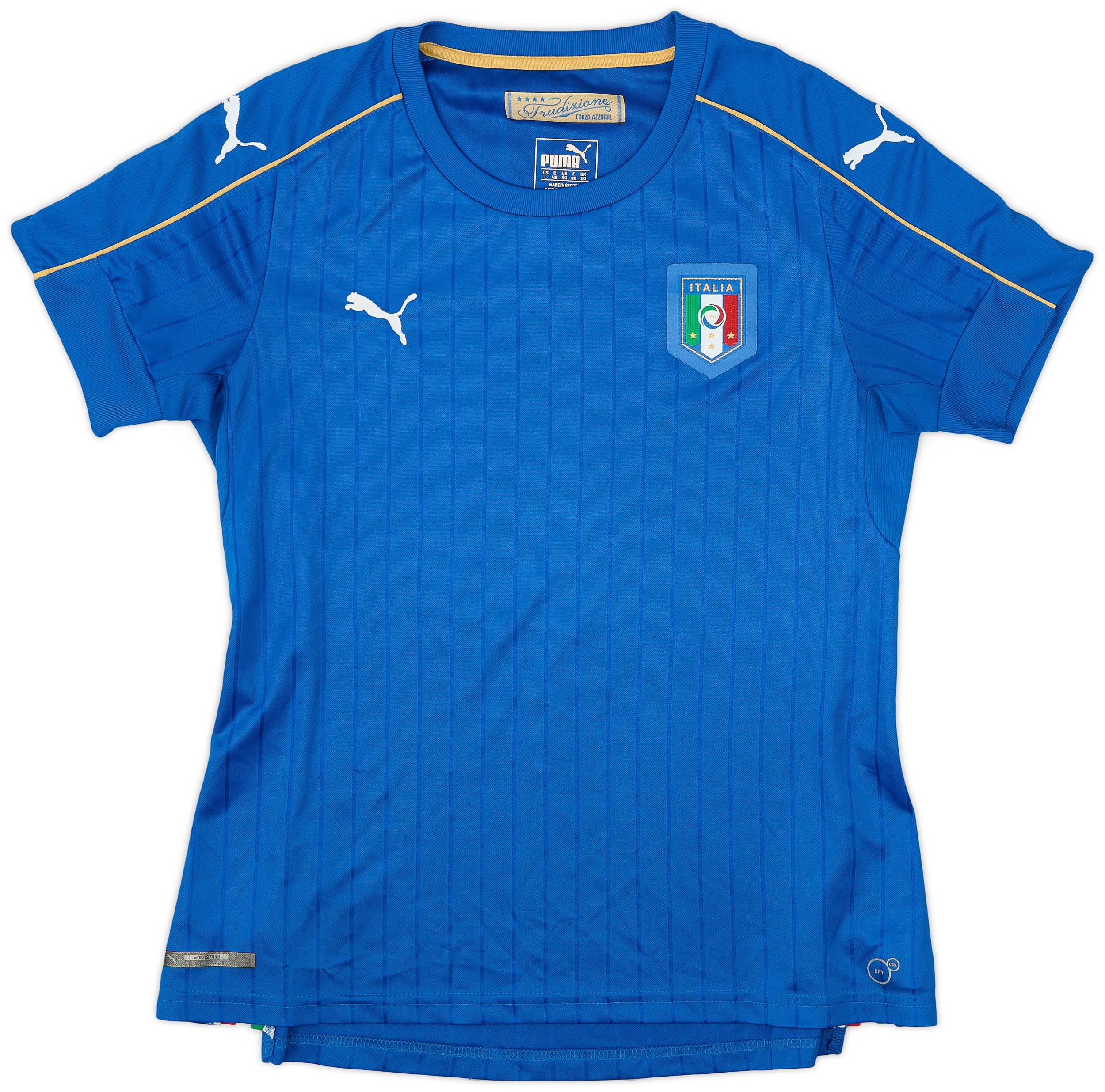2016-17 Italy Home Shirt - 8/10 - (Women's L)