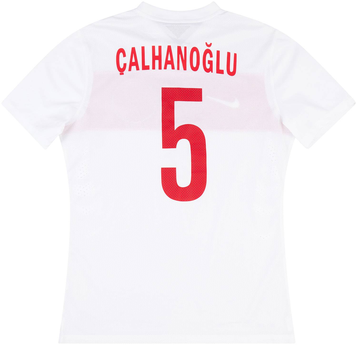 2014 Turkey Match Issue Home Shirt Calhanoglu #5