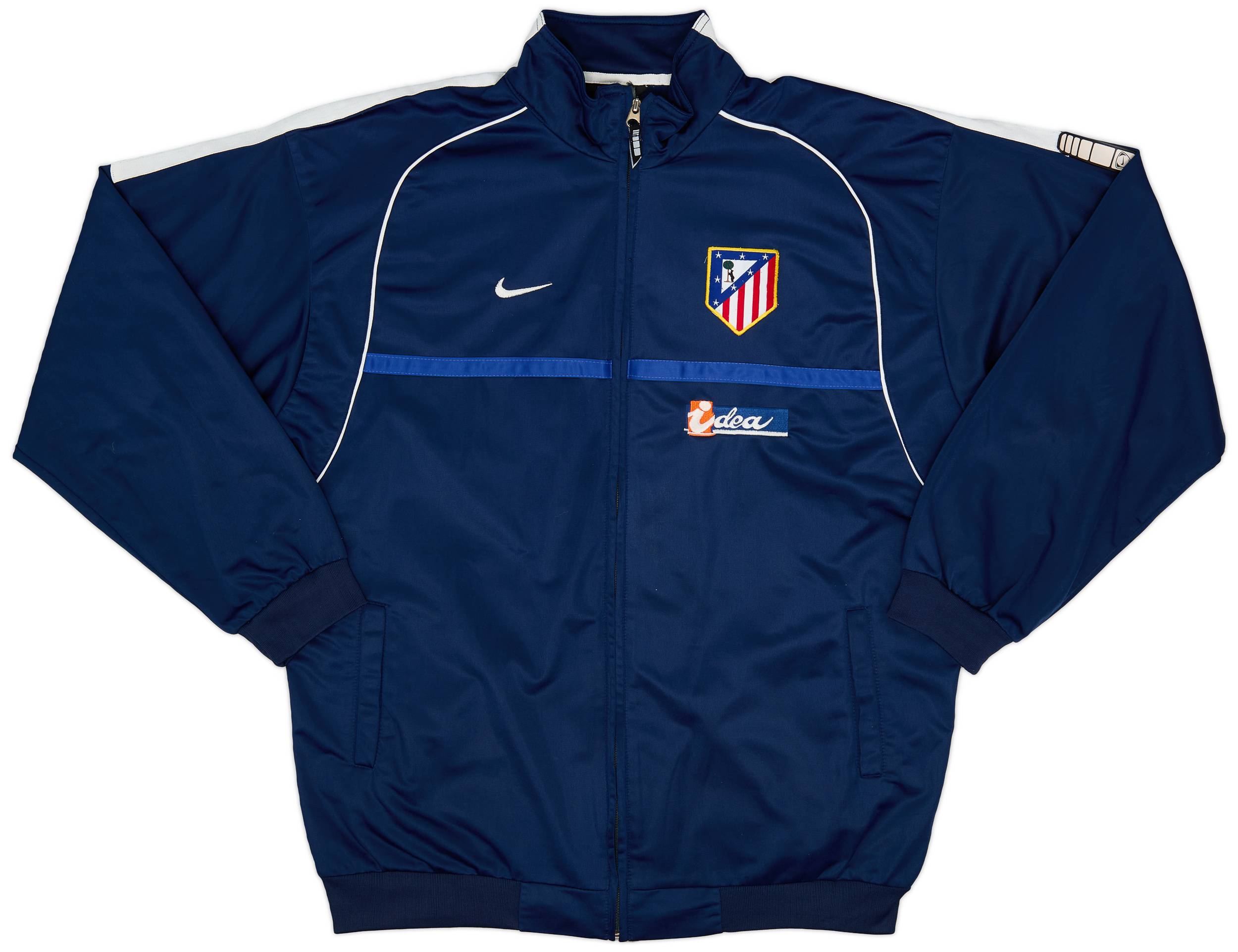 2002-03 Atletico Madrid Nike Track Jacket - 9/10 - (L/XL)
