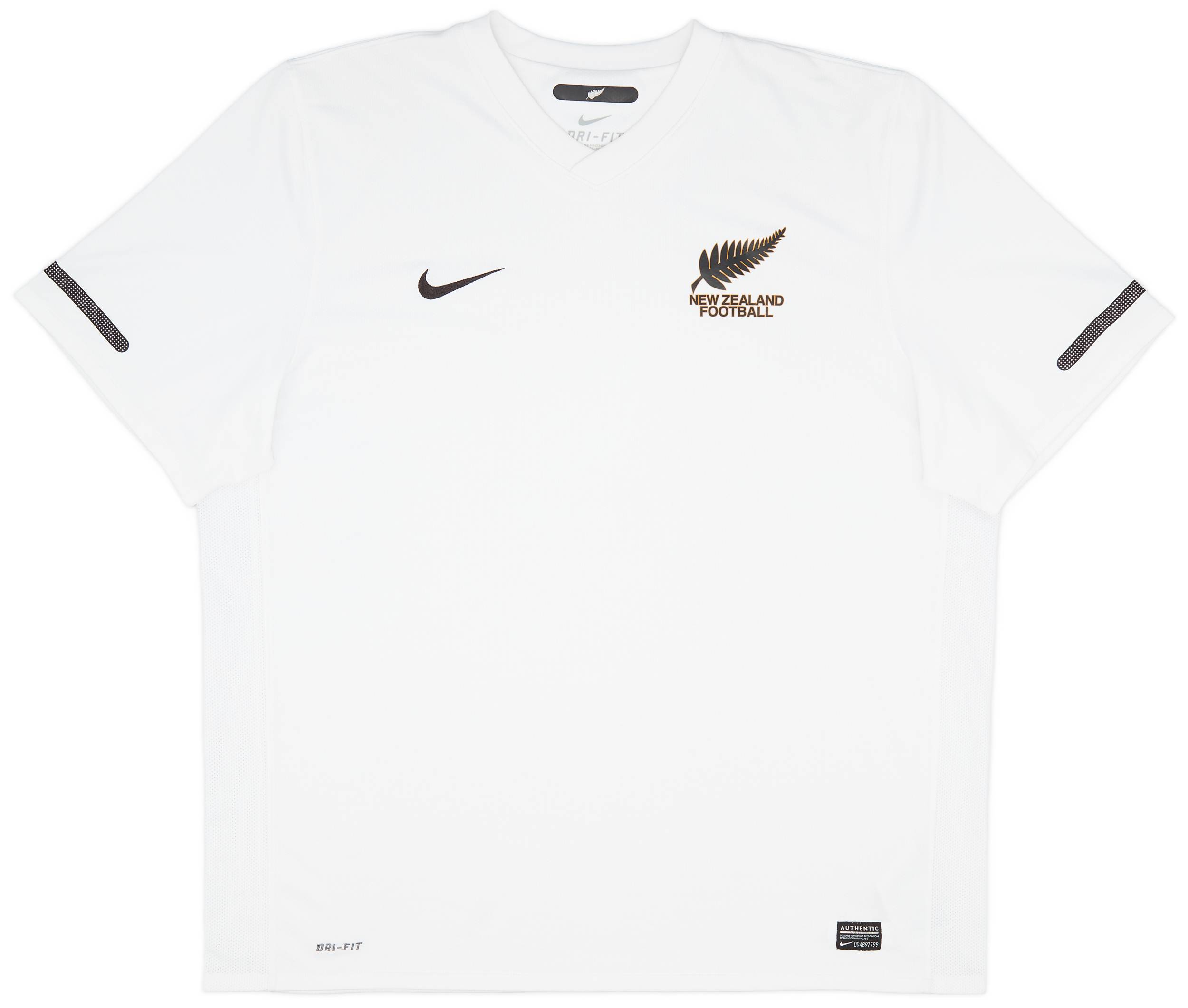 2010-11 New Zealand Home Shirt - 9/10 - (XXL)